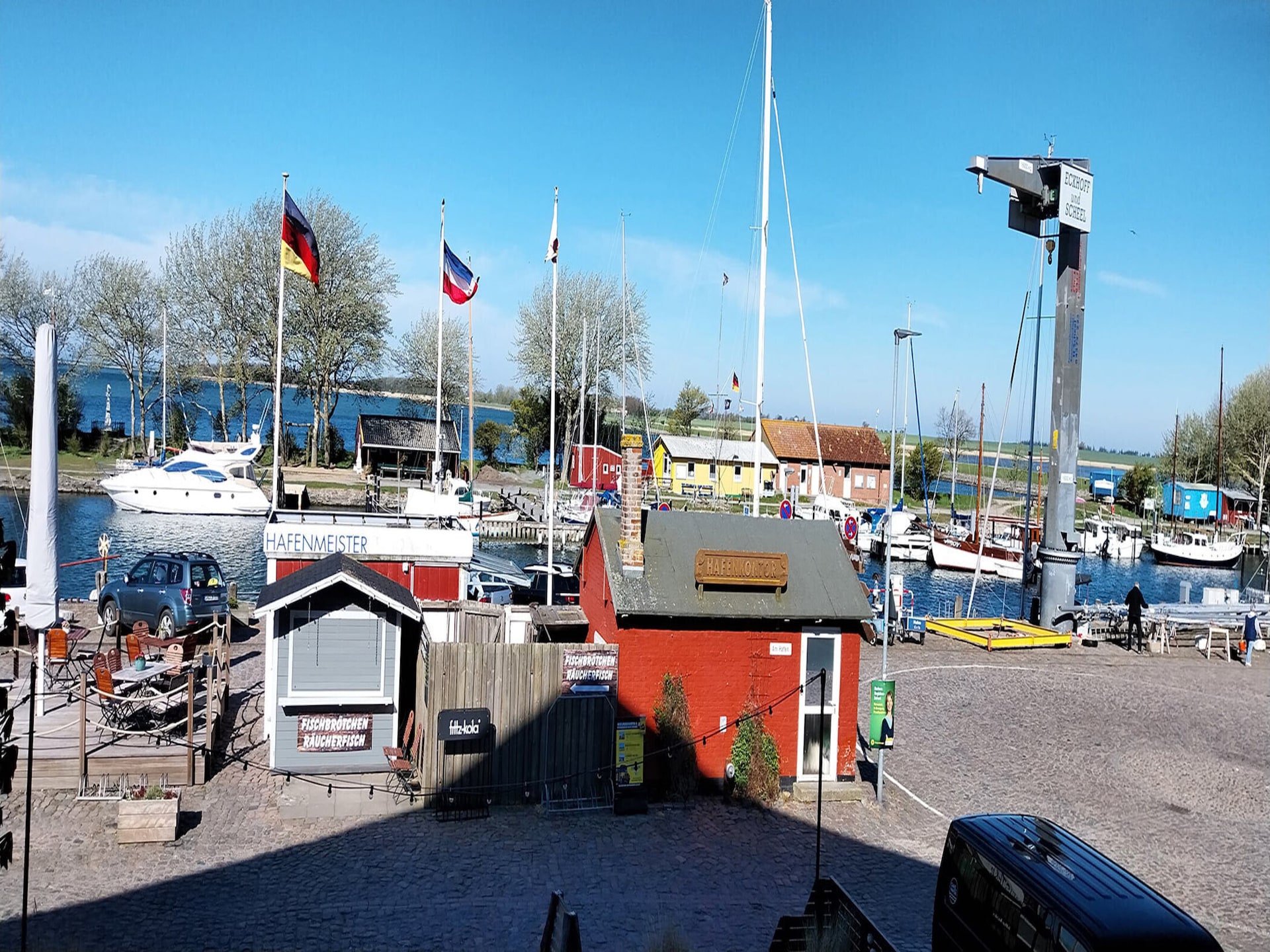4-persoons appartement aan zee in Orth met uitzicht op de haven - foto 13