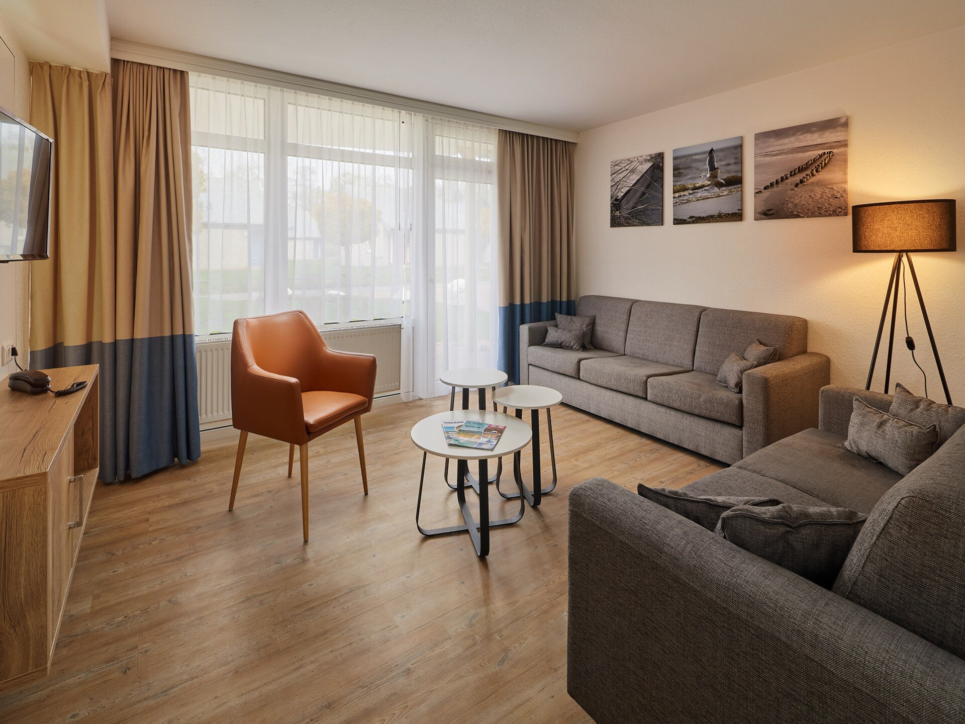 Op 500 m van zee: Ruim appartement met wellness in Weissenhäuser Strand - foto 3