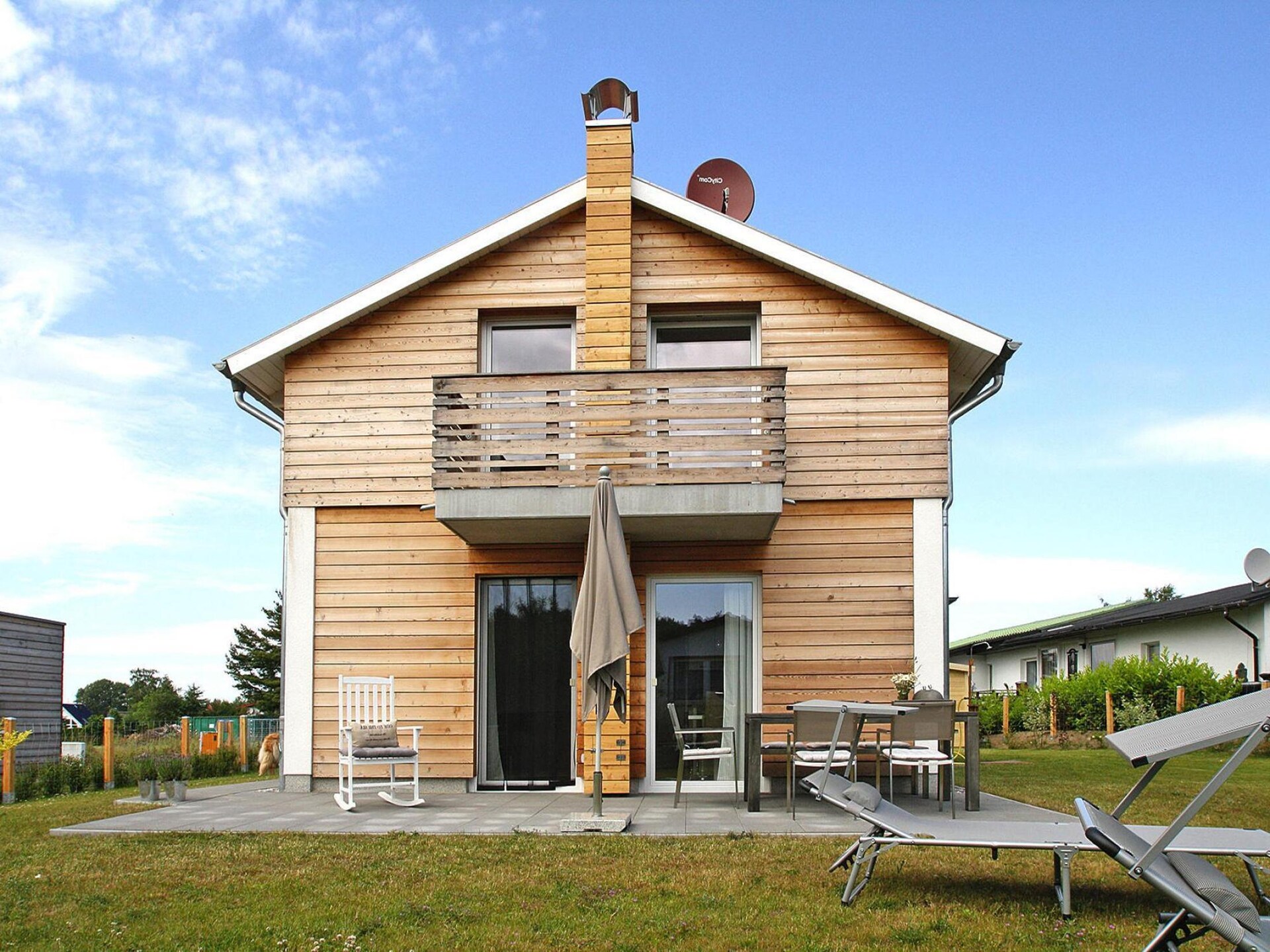 Modern vakantiehuis Min Kaat nabij Neuklostersee met sauna en kano - foto 2
