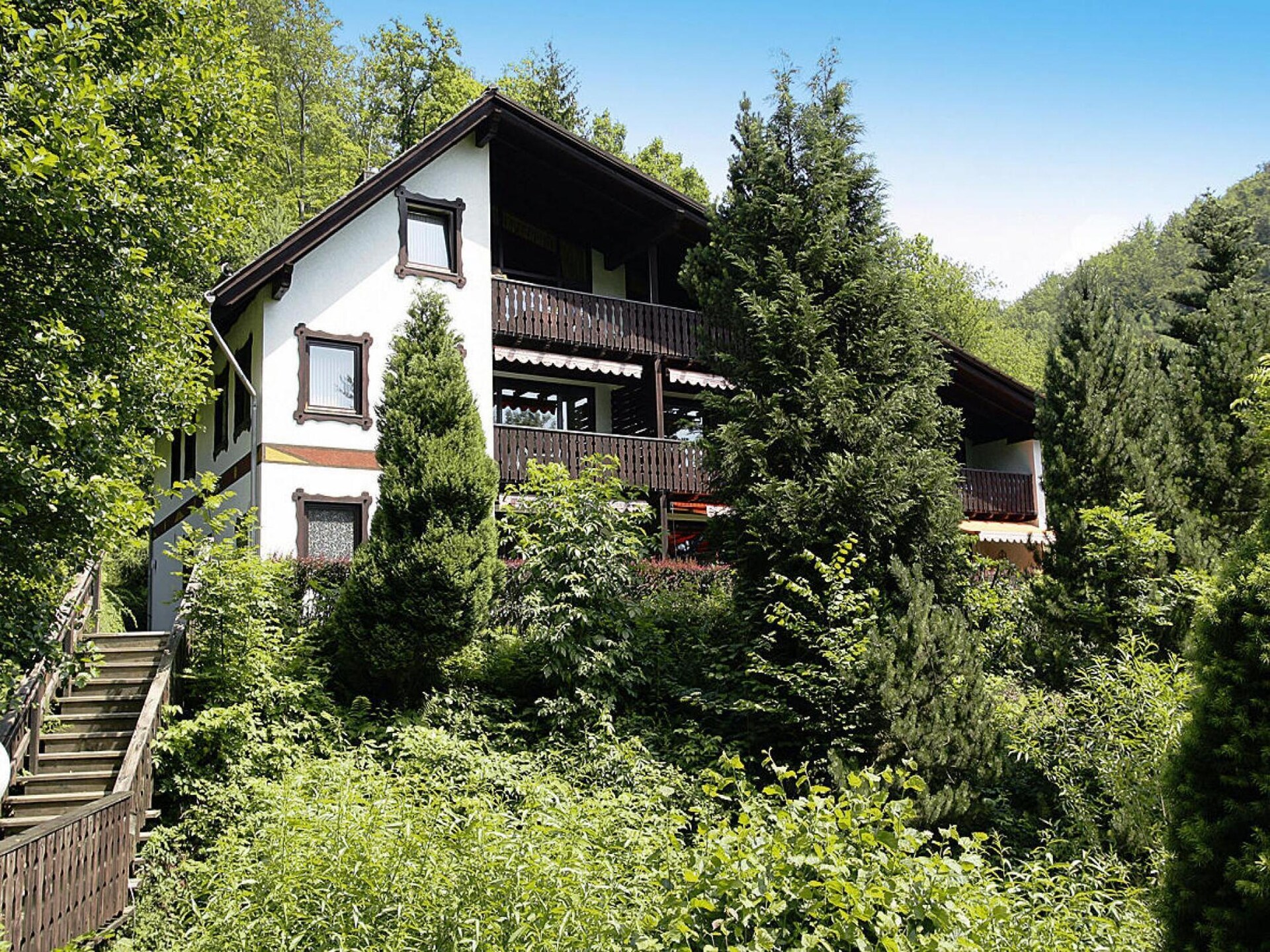 Appartement Jagdkopf 1e etage: Natuur & rust in de Harz met WiFi - foto 1