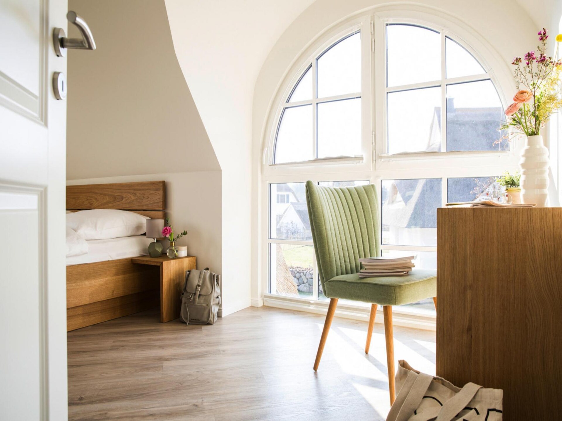 Luxe rietgedekt vakantiehuis met sauna en zwemlagune in Fuhlendorf - foto 19