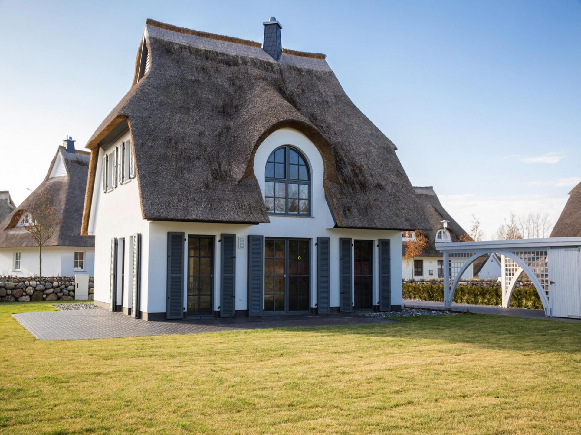 Luxe rietgedekt vakantiehuis met sauna en zwemlagune in Fuhlendorf - foto 5