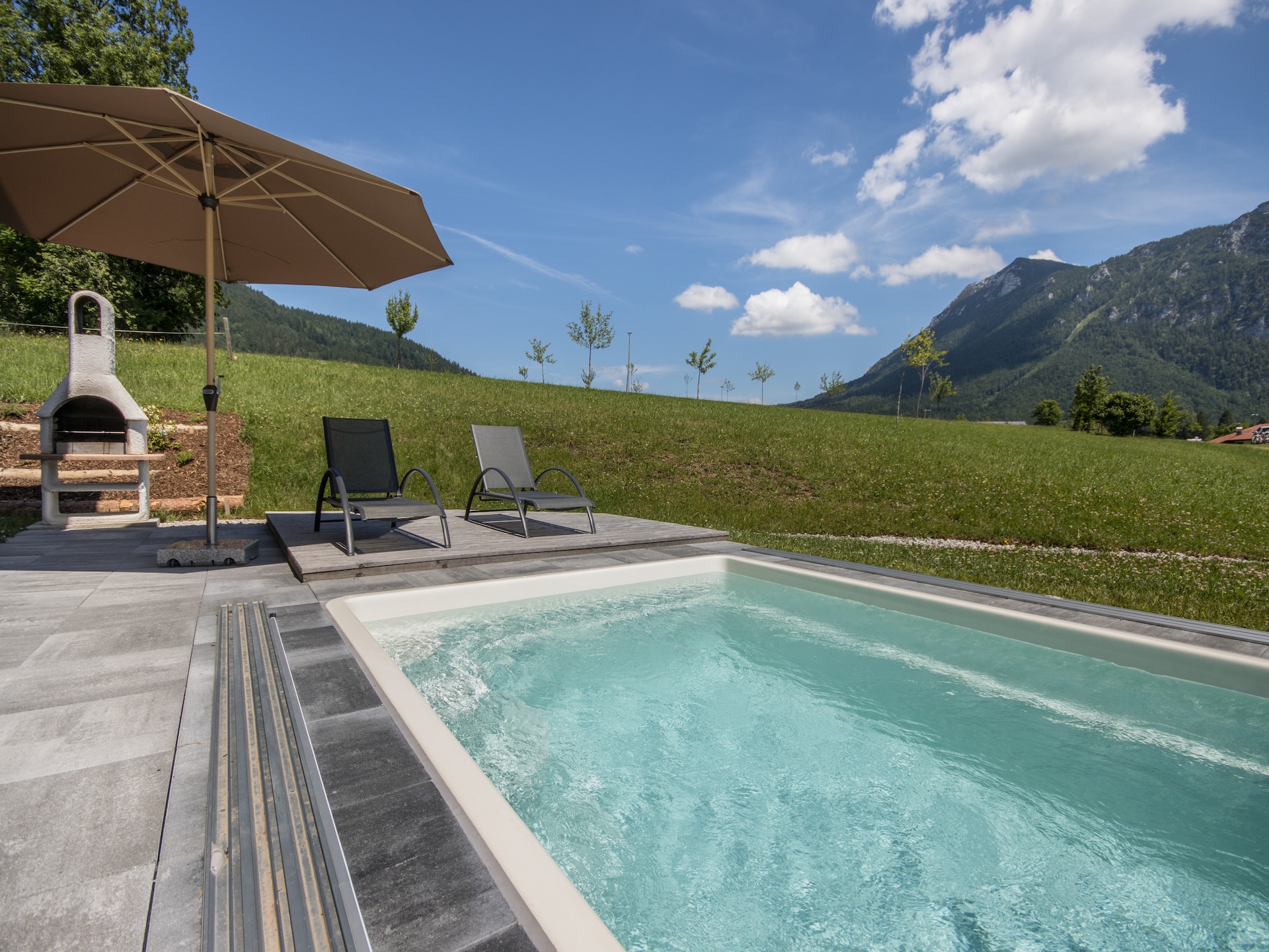 Chalet Gamsknogel Inzell met privézwembad aan de piste - foto 47