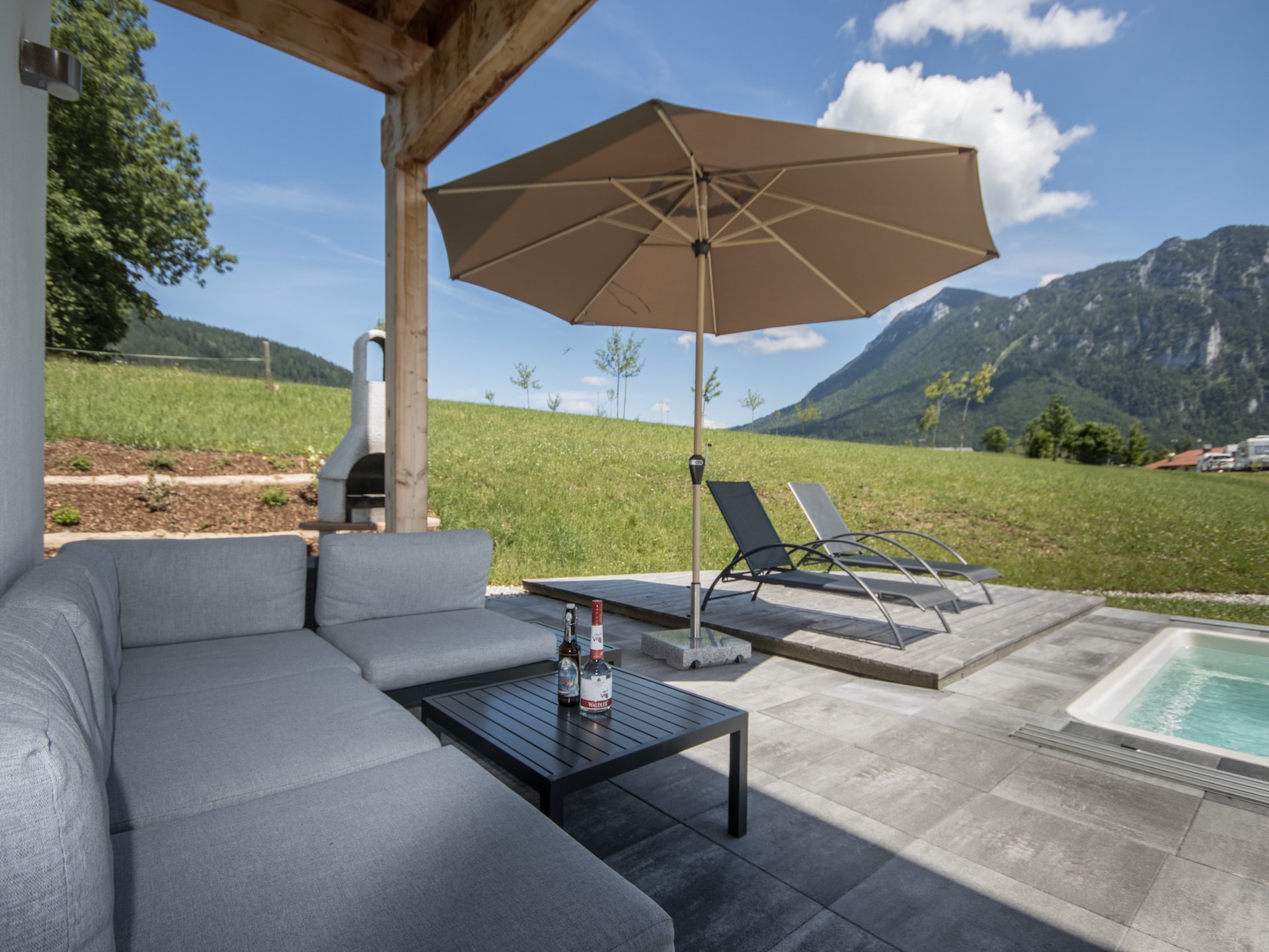 Chalet Gamsknogel Inzell met privézwembad aan de piste - foto 38