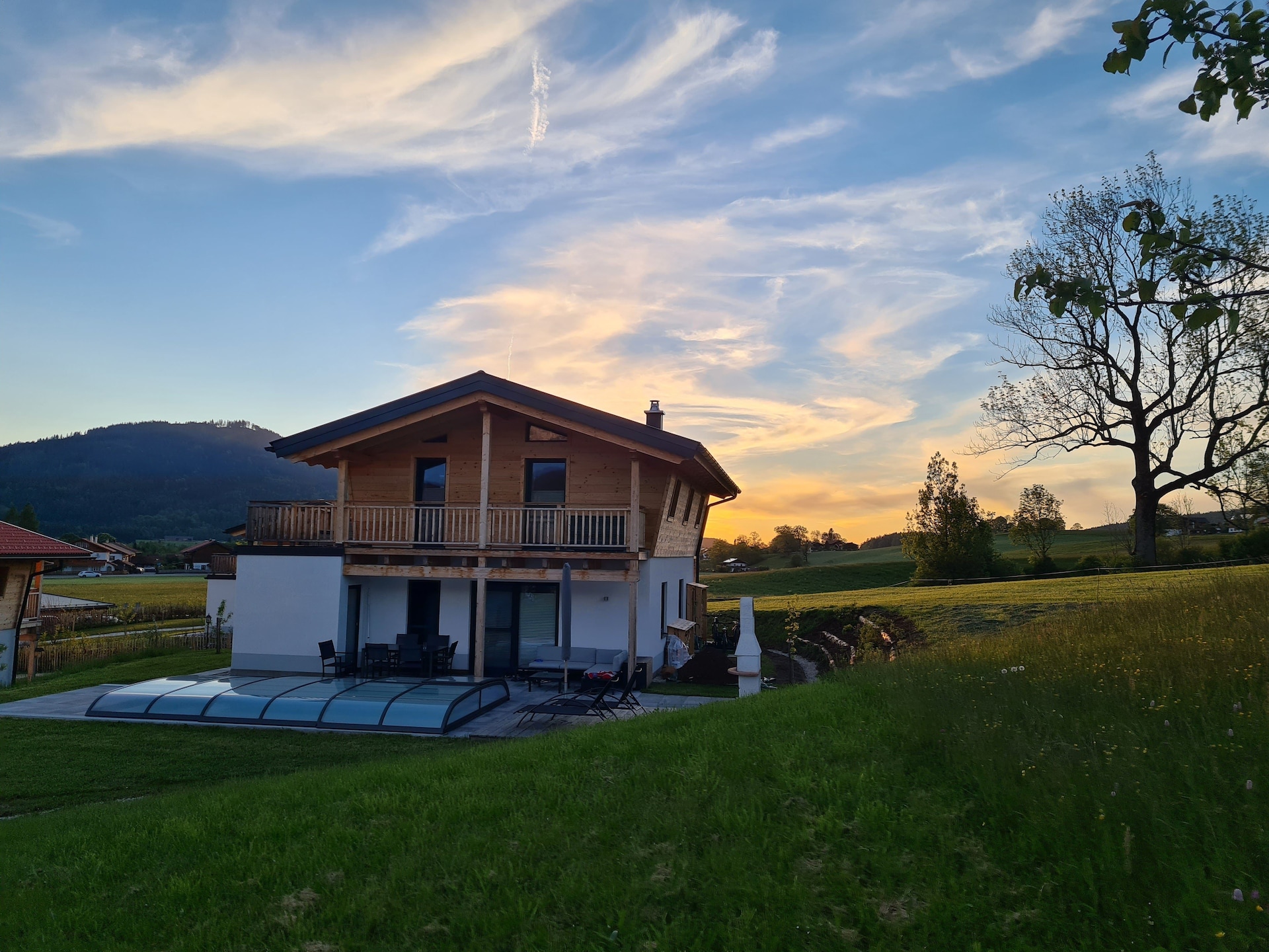 Chalet Gamsknogel Inzell met privézwembad aan de piste - foto 1