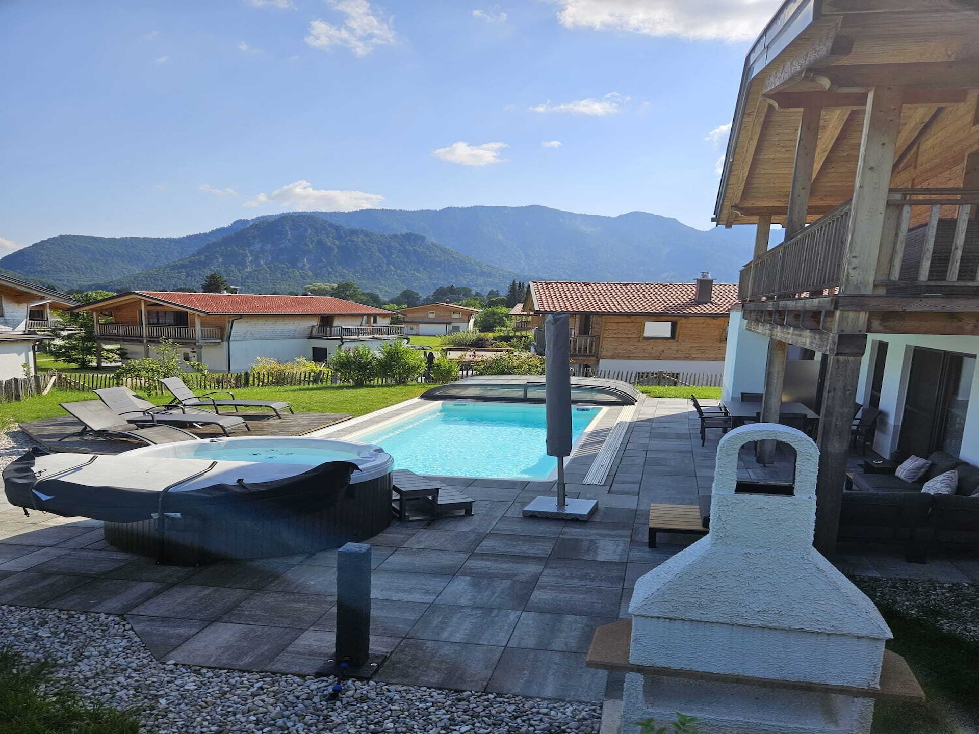 Chalet Gamsknogel Inzell met privézwembad aan de piste - foto 7