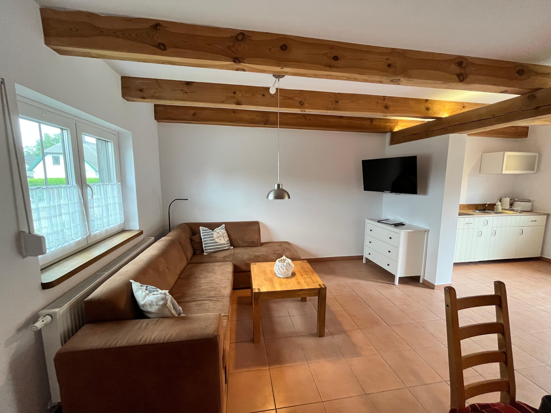 Ruim appartement voor 5 personen in Lütow nabij de lagune - foto 8