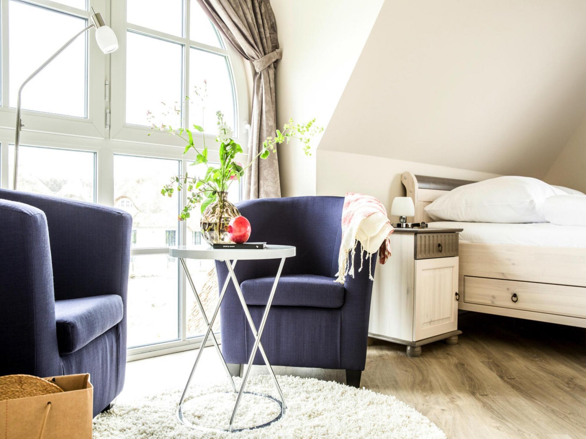 Luxe rietgedekte woning met sauna en zwemplek aan de lagune in Fuhlendorf - foto 15