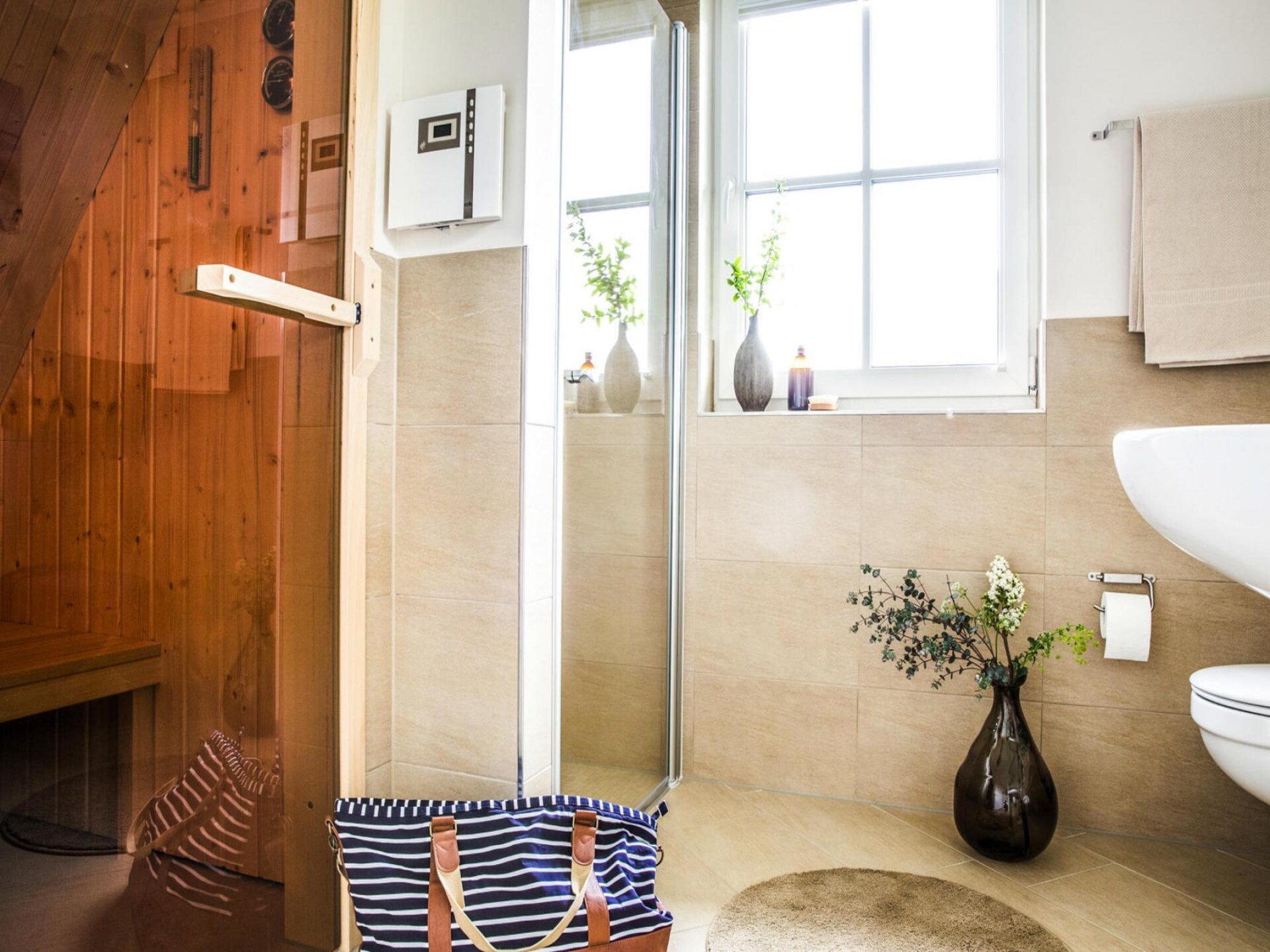 Luxe rietgedekte woning met sauna en zwemplek aan de lagune in Fuhlendorf - foto 19