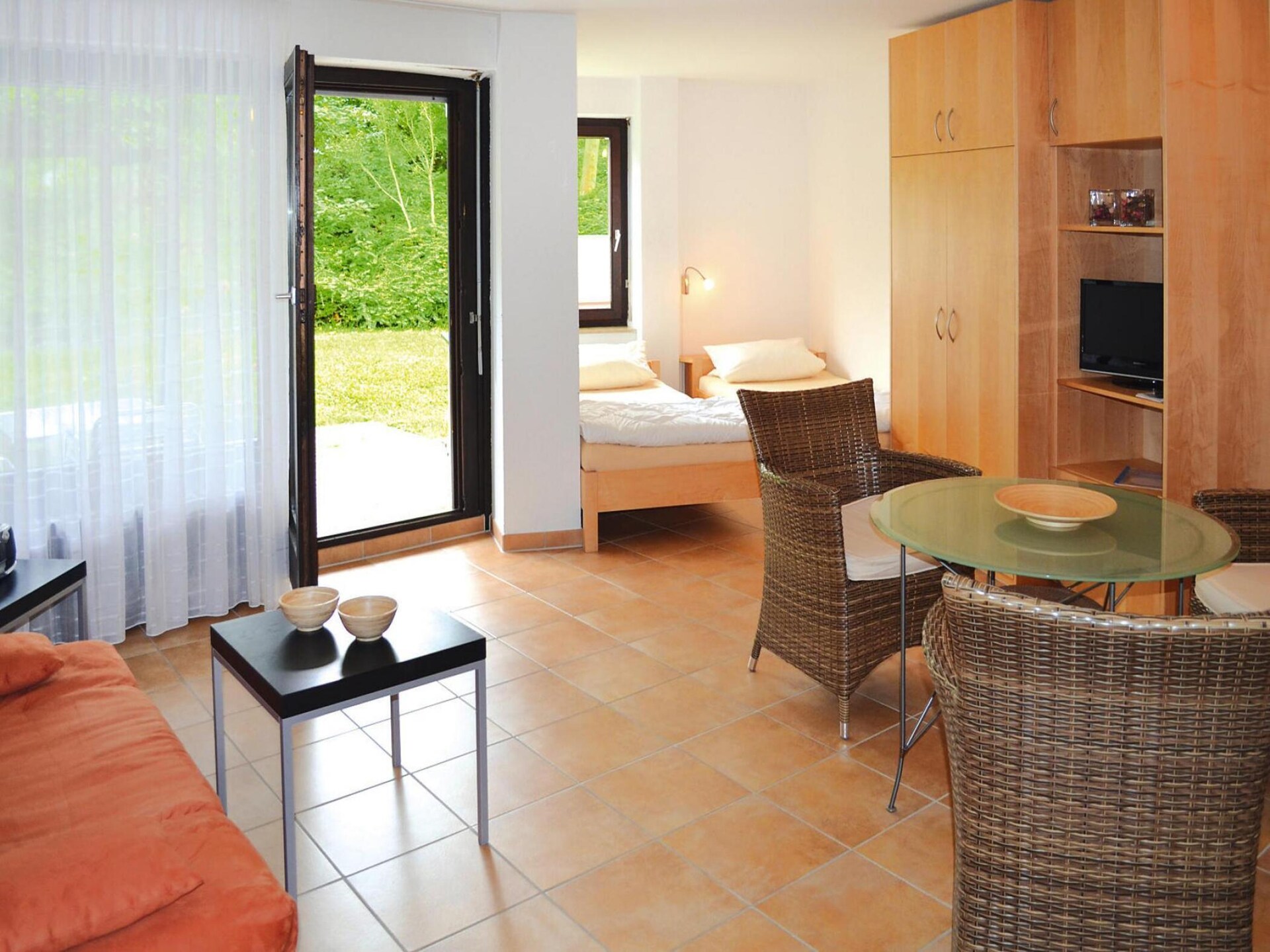 Knusse studio voor 2 personen op vakantiepark nabij de Bodensee - foto 10