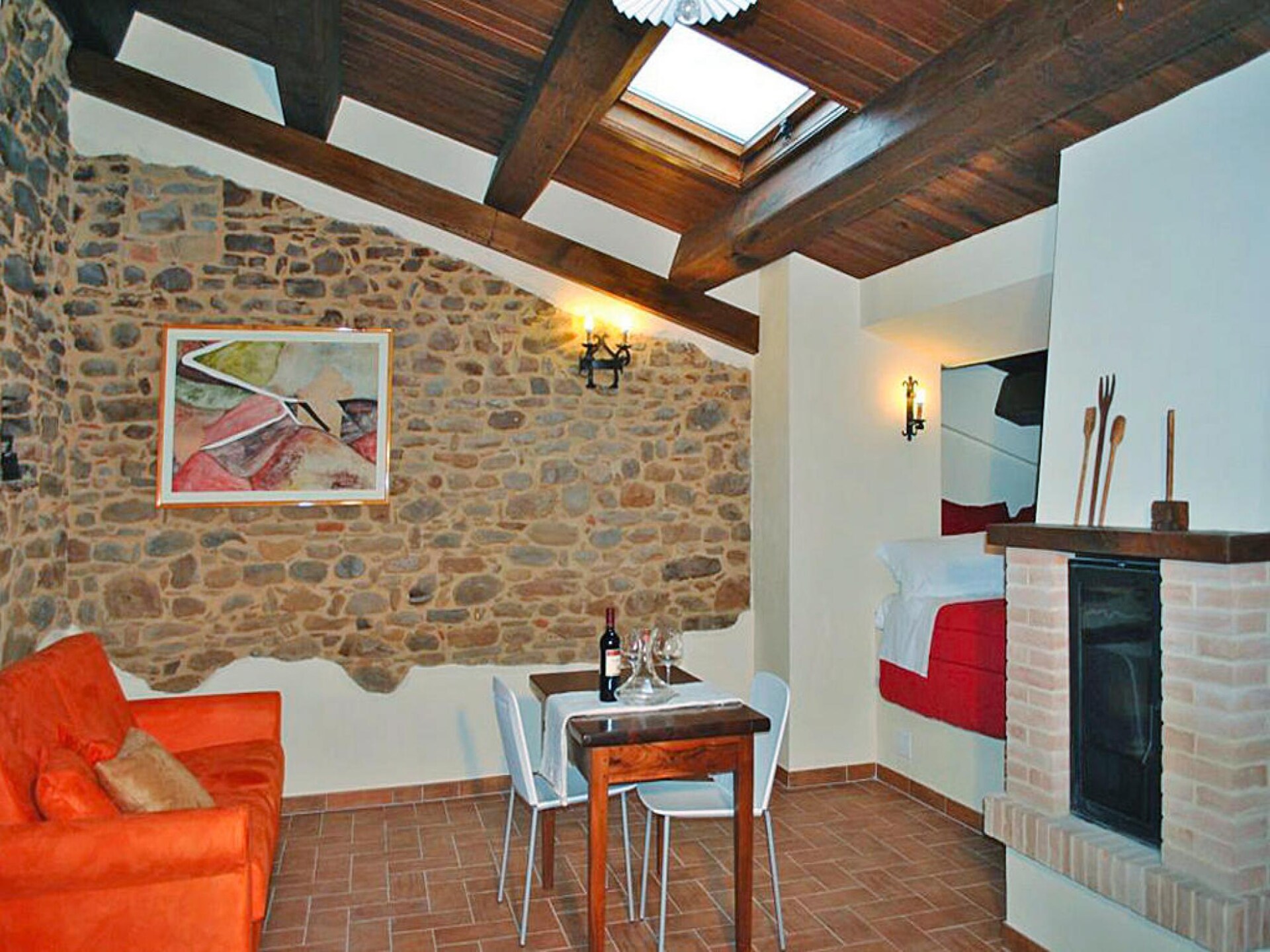 Agriturismo La Filomena: Authentiek appartement in Monti Sibillini, 4 pers. - foto 16