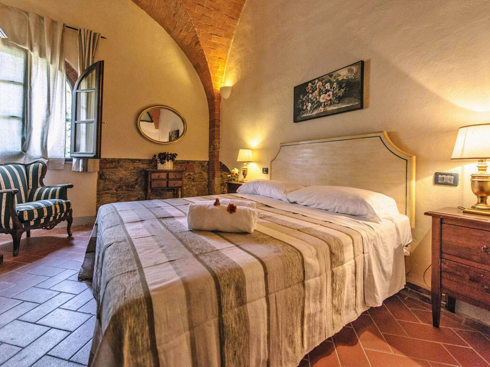 Authentiek Toscaans appartement op 18e-eeuws landgoed met zwembad - foto 16