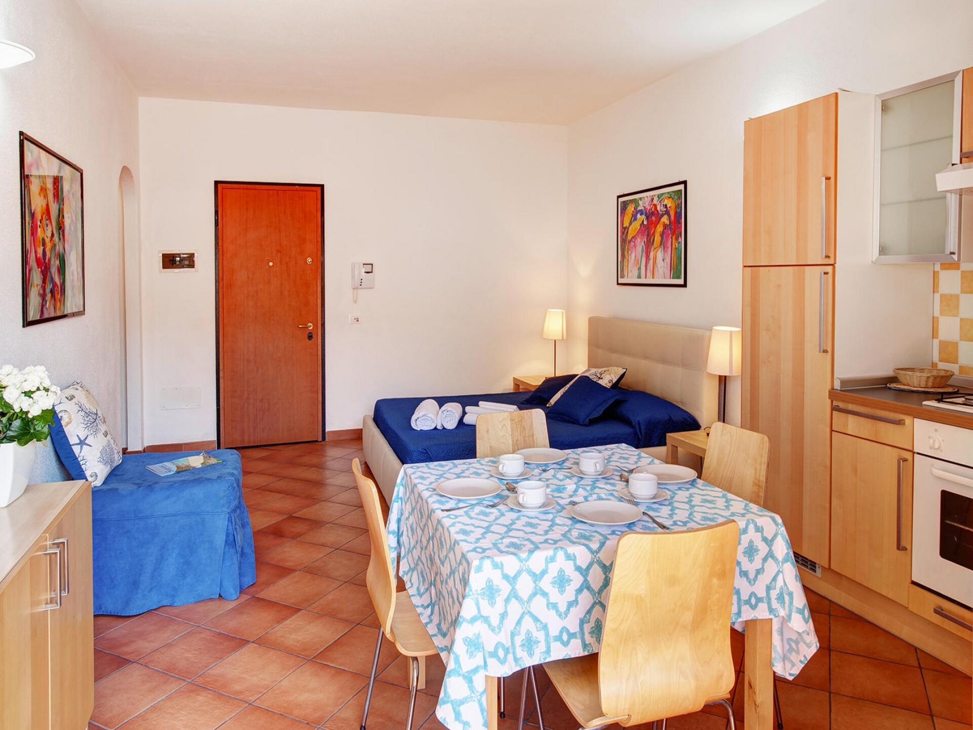 Knus appartement voor 5 in Santa Teresa Gallura, 800m van strand - foto 10