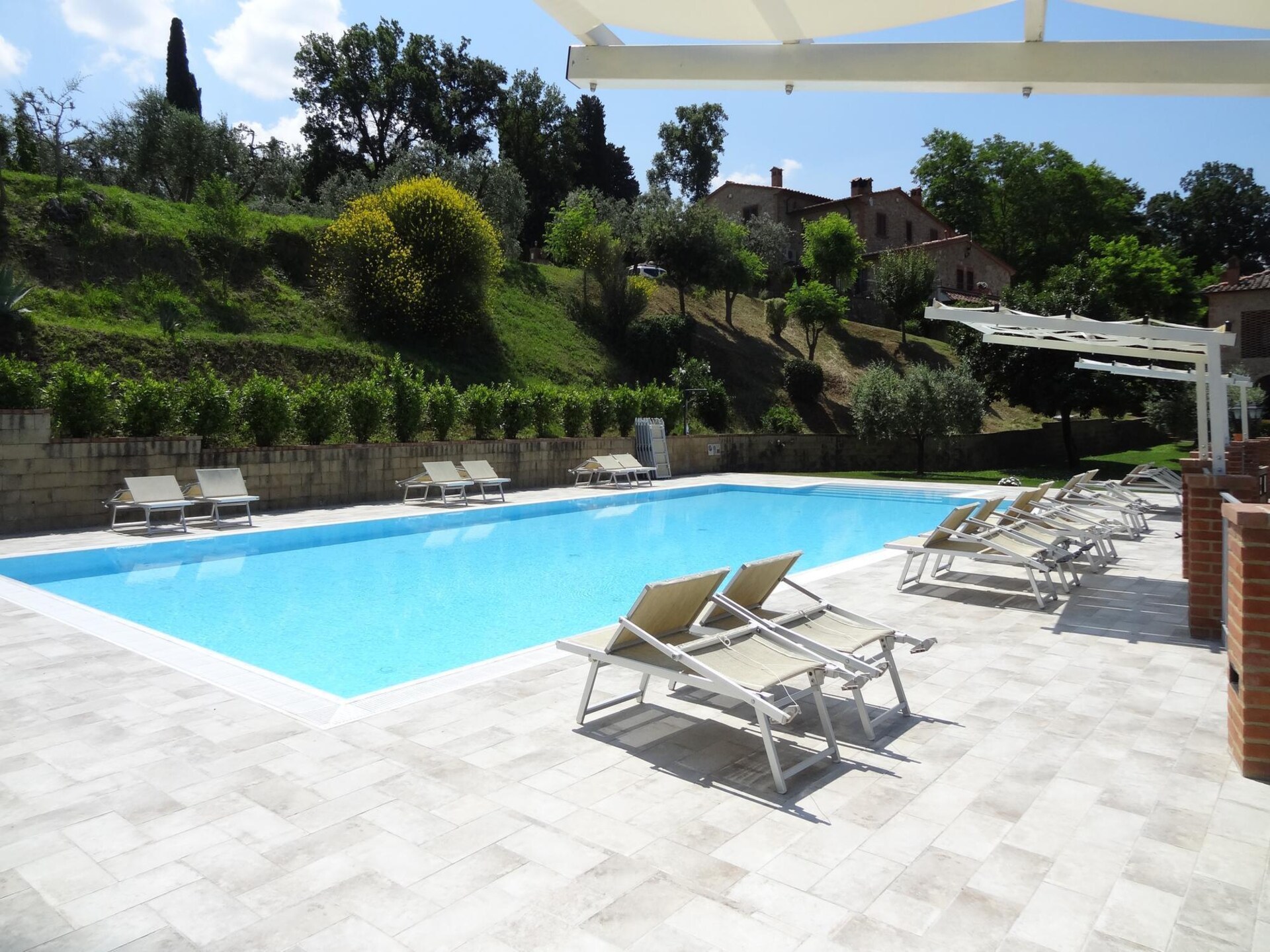 Authentiek Toscaans appartement met panoramisch zwembad nabij Volterra - foto 13