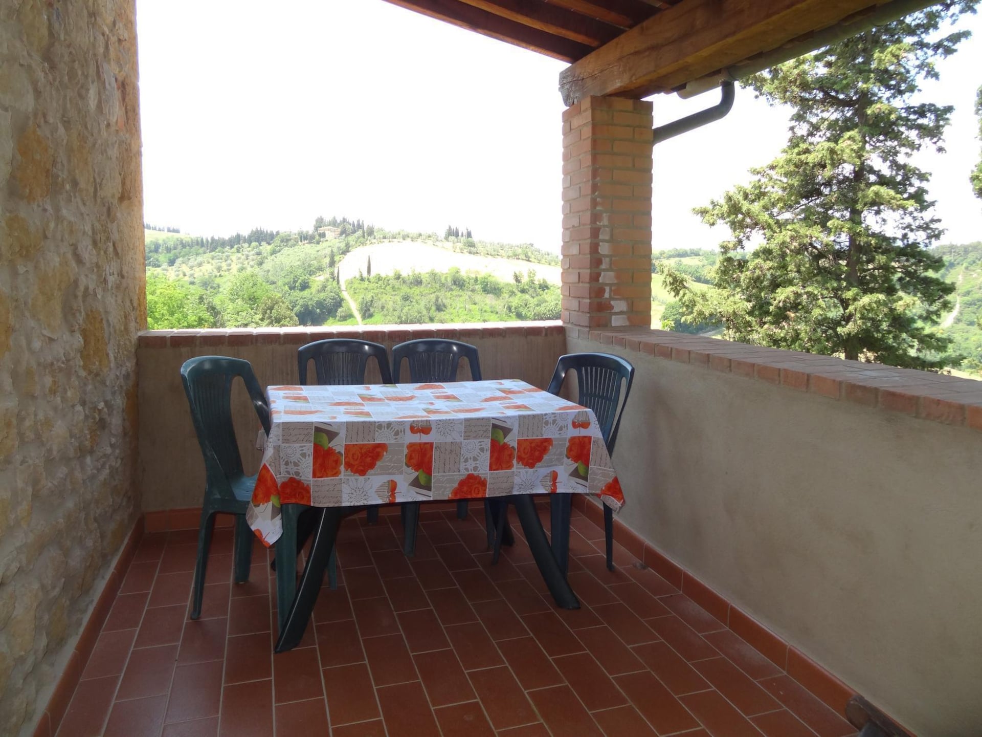 Authentiek Toscaans appartement met panoramisch zwembad nabij Volterra - foto 17