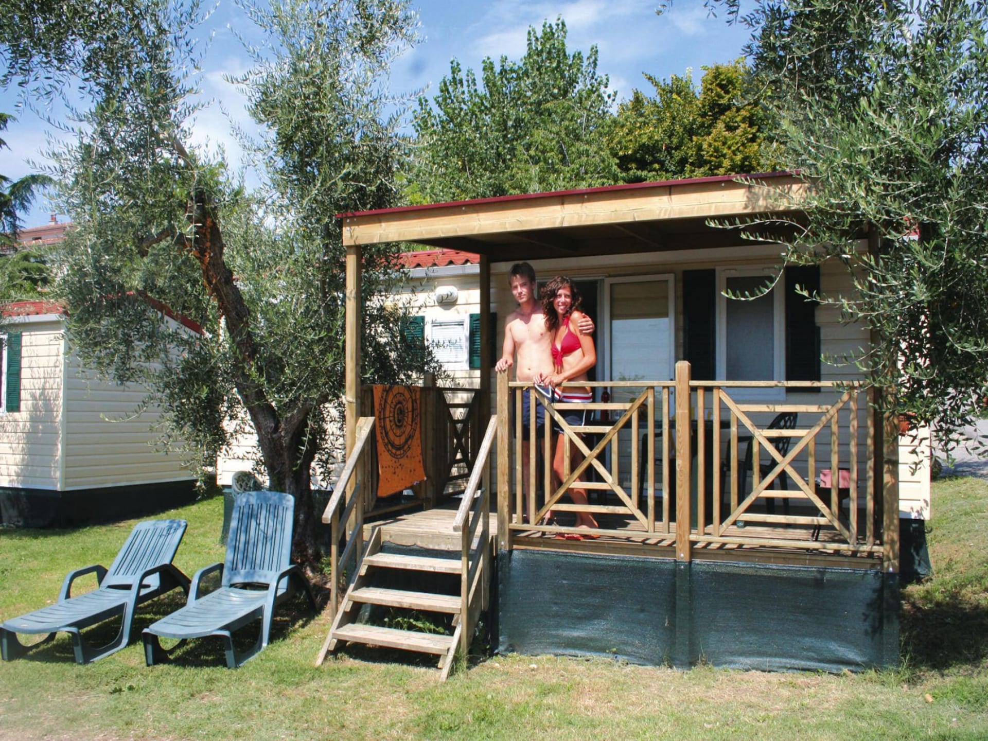 Op 400m van het meer: Comfortabele stacaravan in Moniga del Garda - foto 12