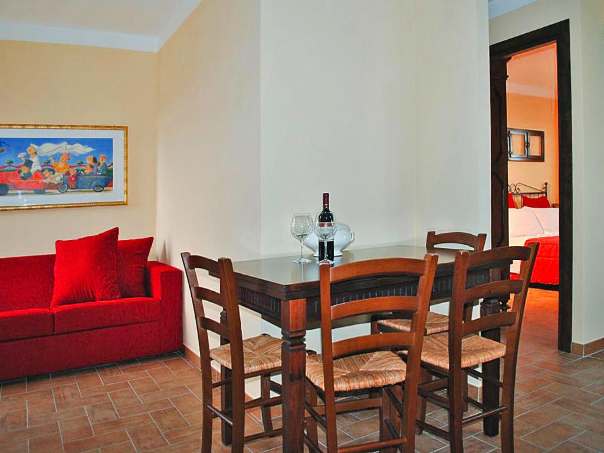 Agriturismo La Filomena Montefortino - Appartement l'Infinito met zwembad - foto 9
