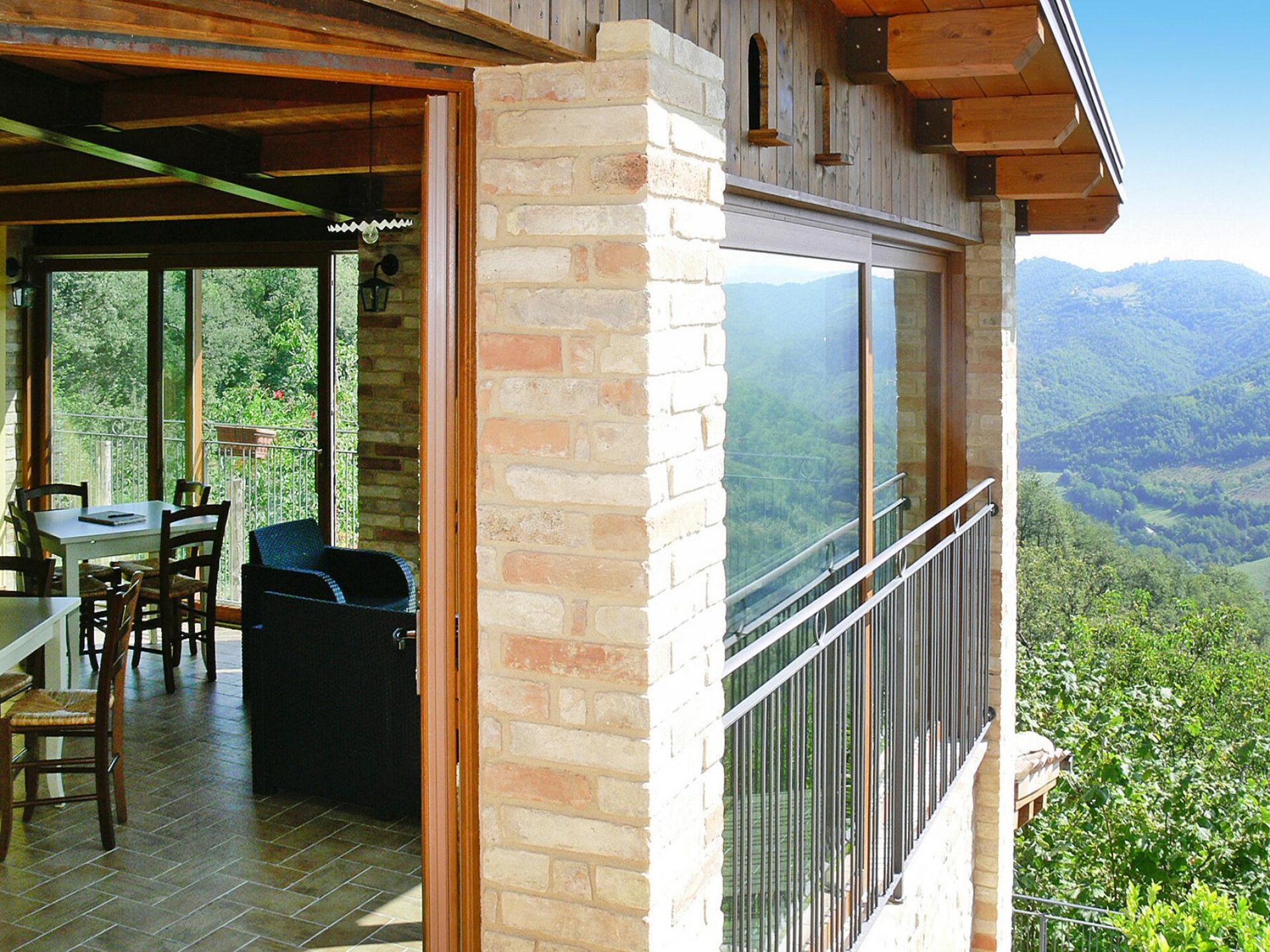 Agriturismo La Filomena Montefortino - Appartement l'Infinito met zwembad - foto 8