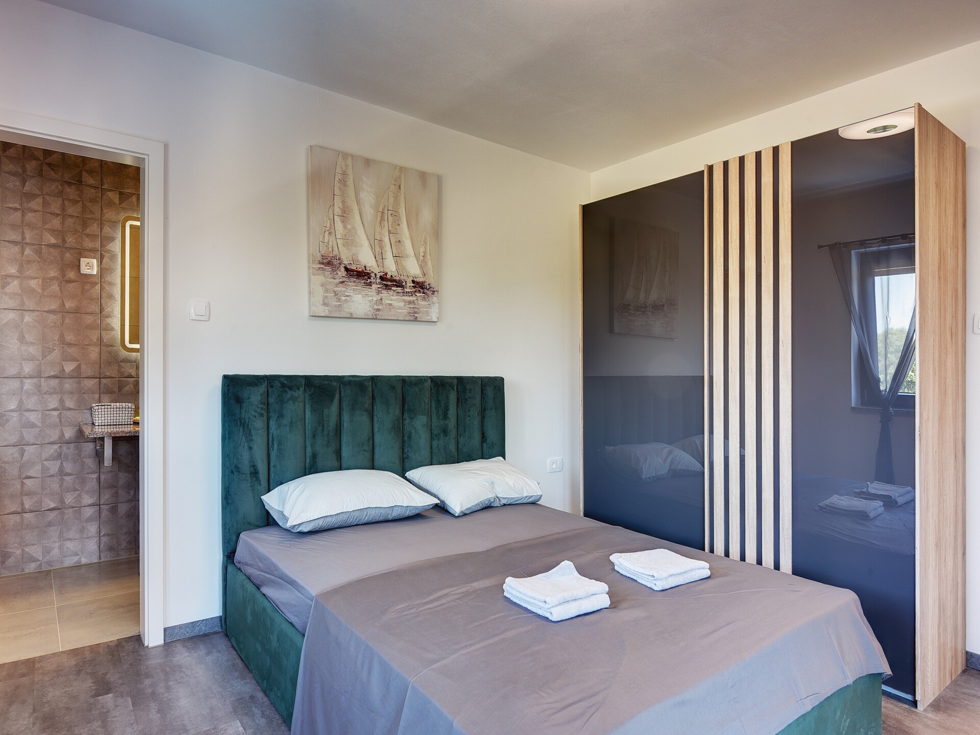 Op 1000 m van zee: Ruime Villa Christine in Valbandon voor 10 personen - foto 15