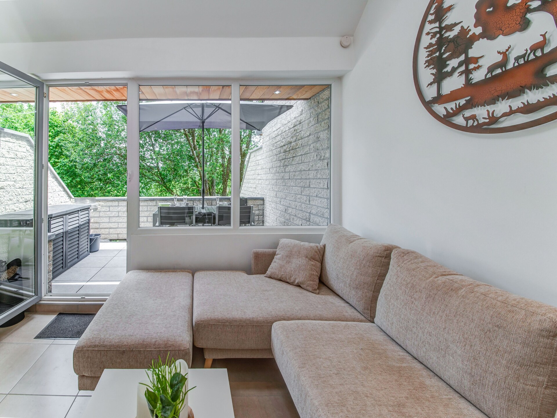 Rustiek vakantiehuis voor 6 in de bossen bij Malmedy met airco en tuin - foto 11