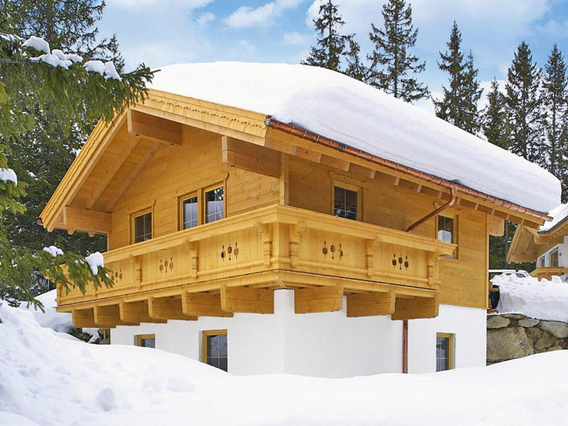Chalet Max: Rustiek chalet aan de golfbaan in Hochkrimml voor 8 personen - foto 23