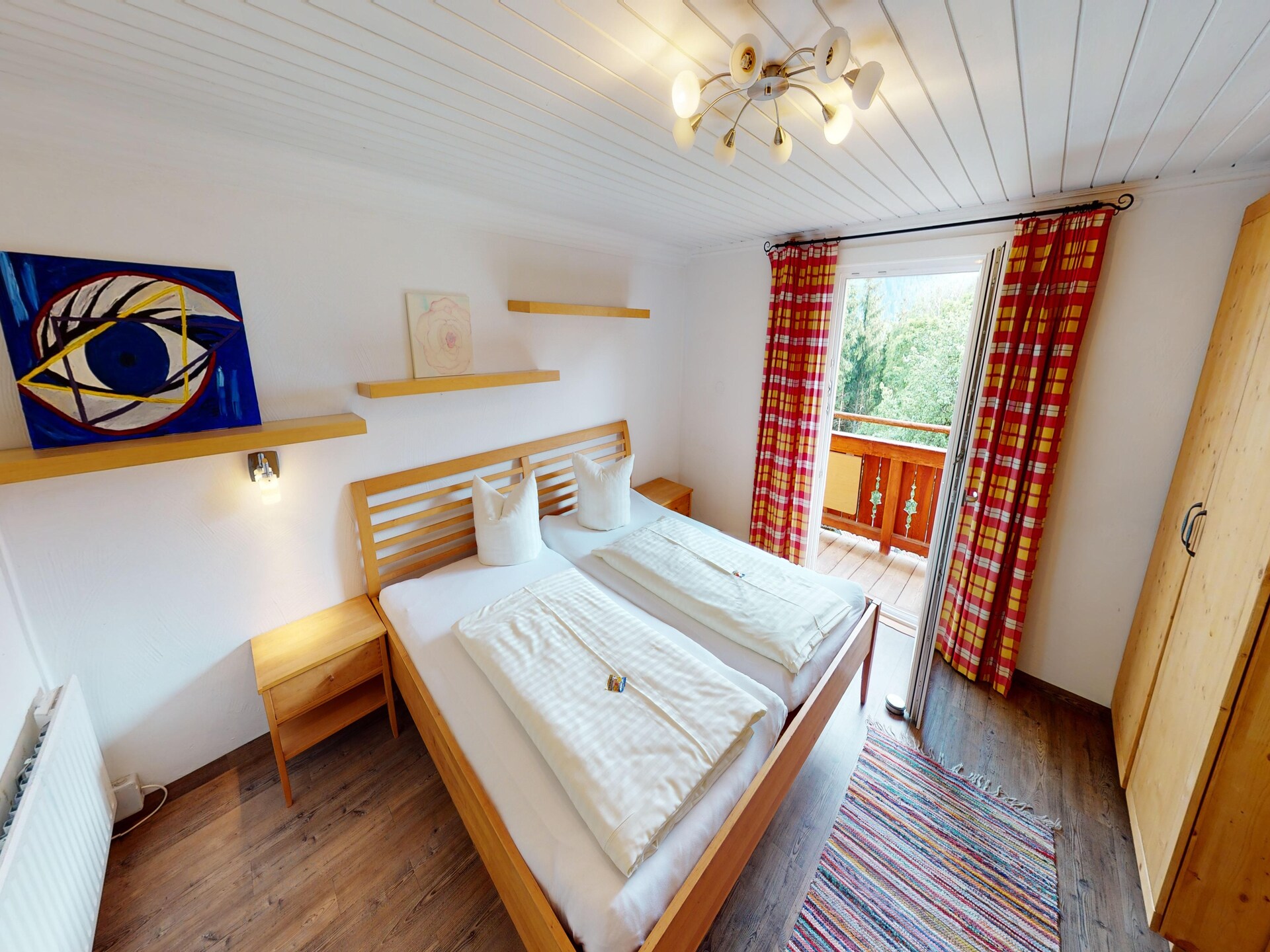Appartement aan de bosrand in Neukirchen, 100m² voor 6 personen - foto 6