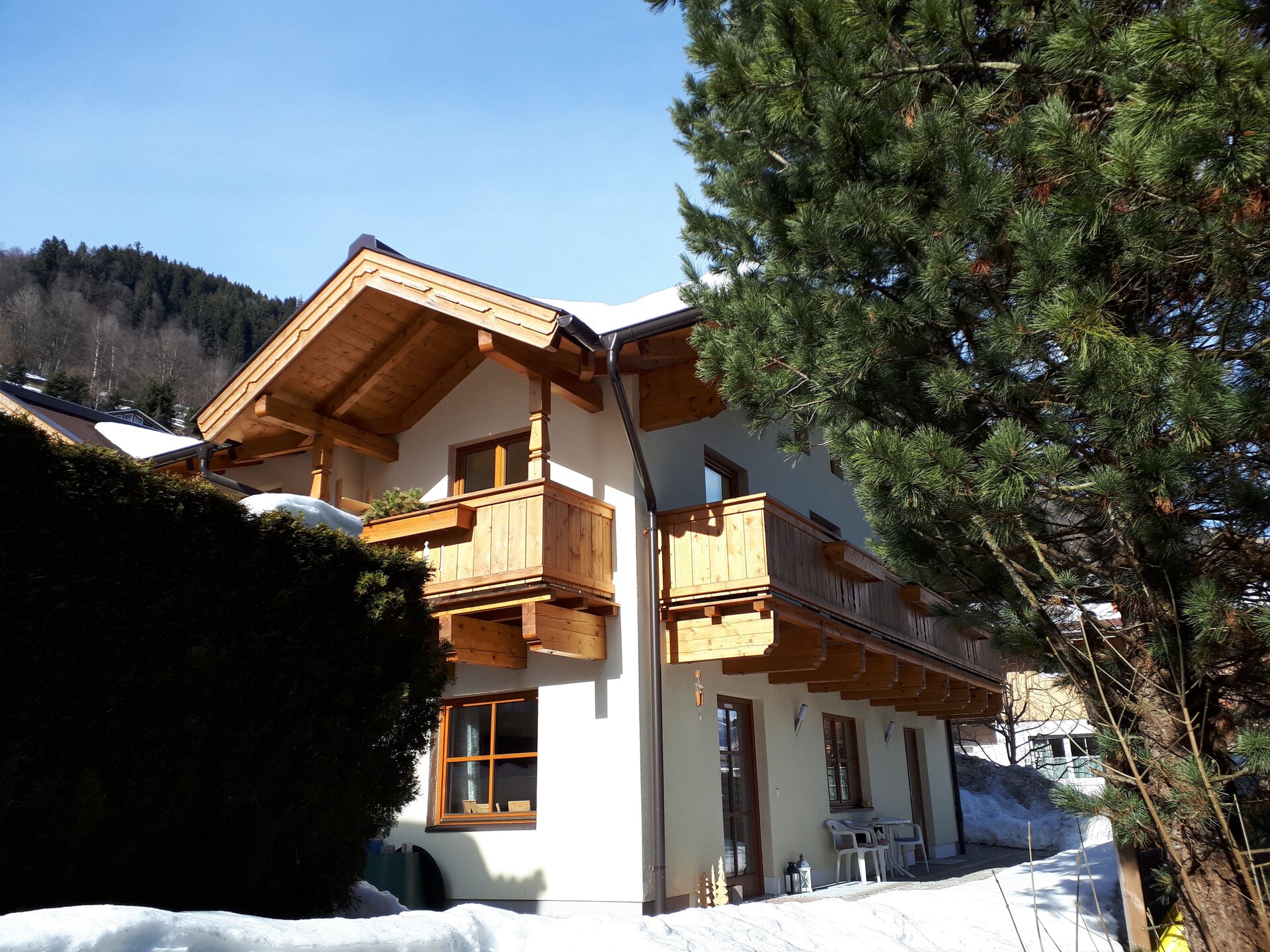 Modern appartement Ferienwohnung Klausner Lena met panoramisch uitzicht in Bramberg - foto 24