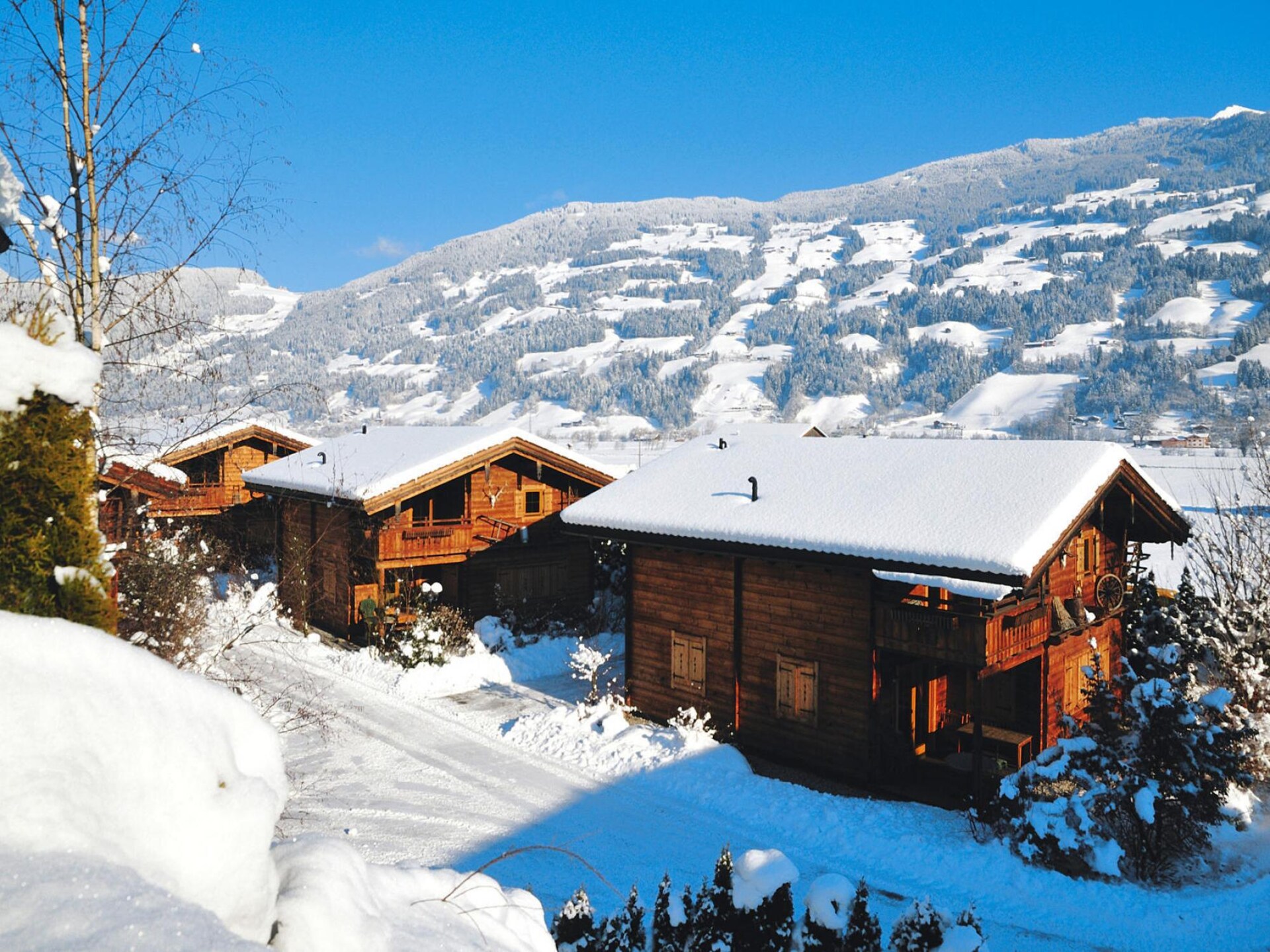 Chalet Almdorf Zillertal Fügen: luxe 10-persoonsvrijstaand chalet in actief dal - foto 4