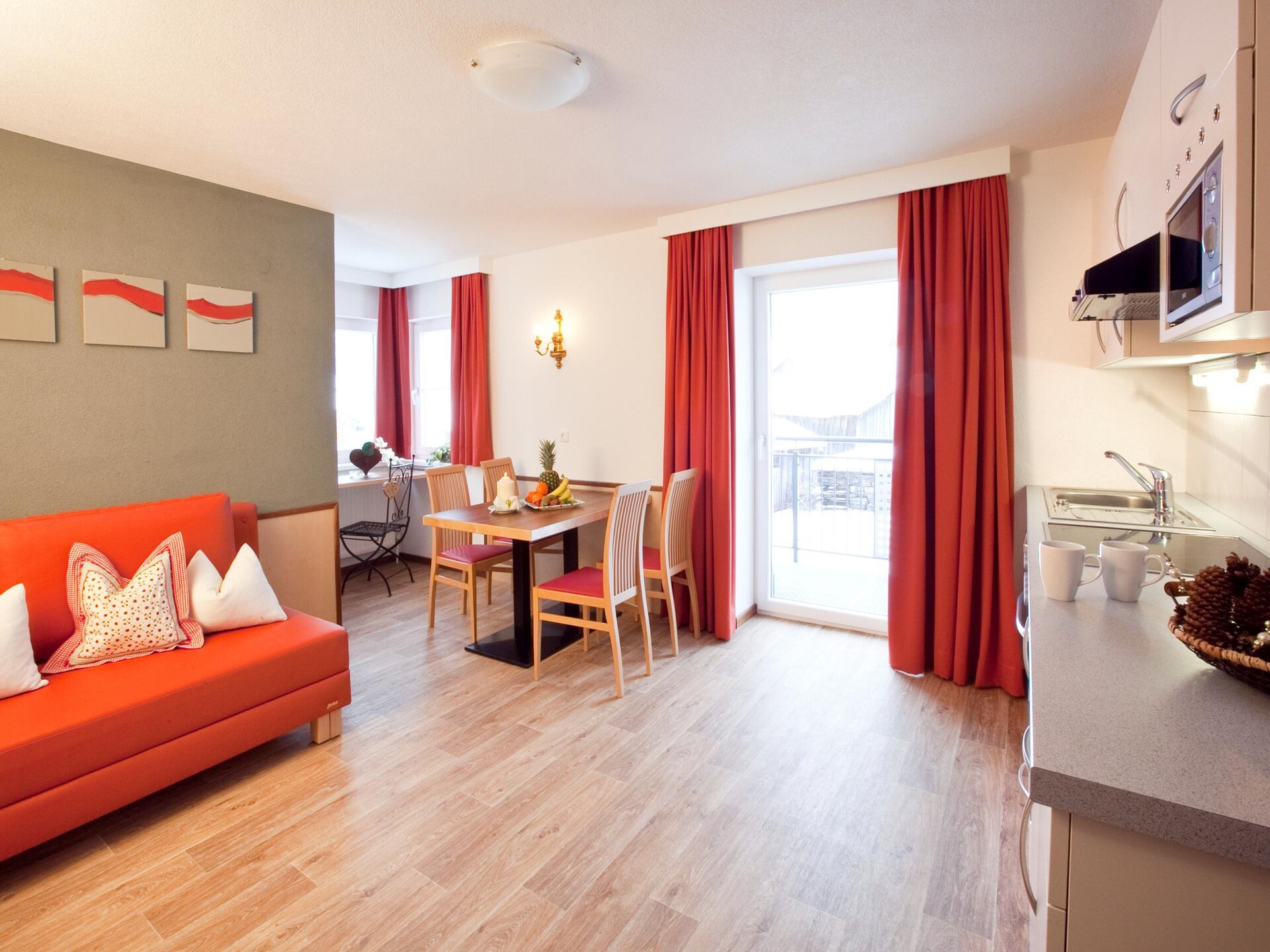 Zonnig appartement voor 4 in Mathon, Ischgl met bergzicht - foto 6