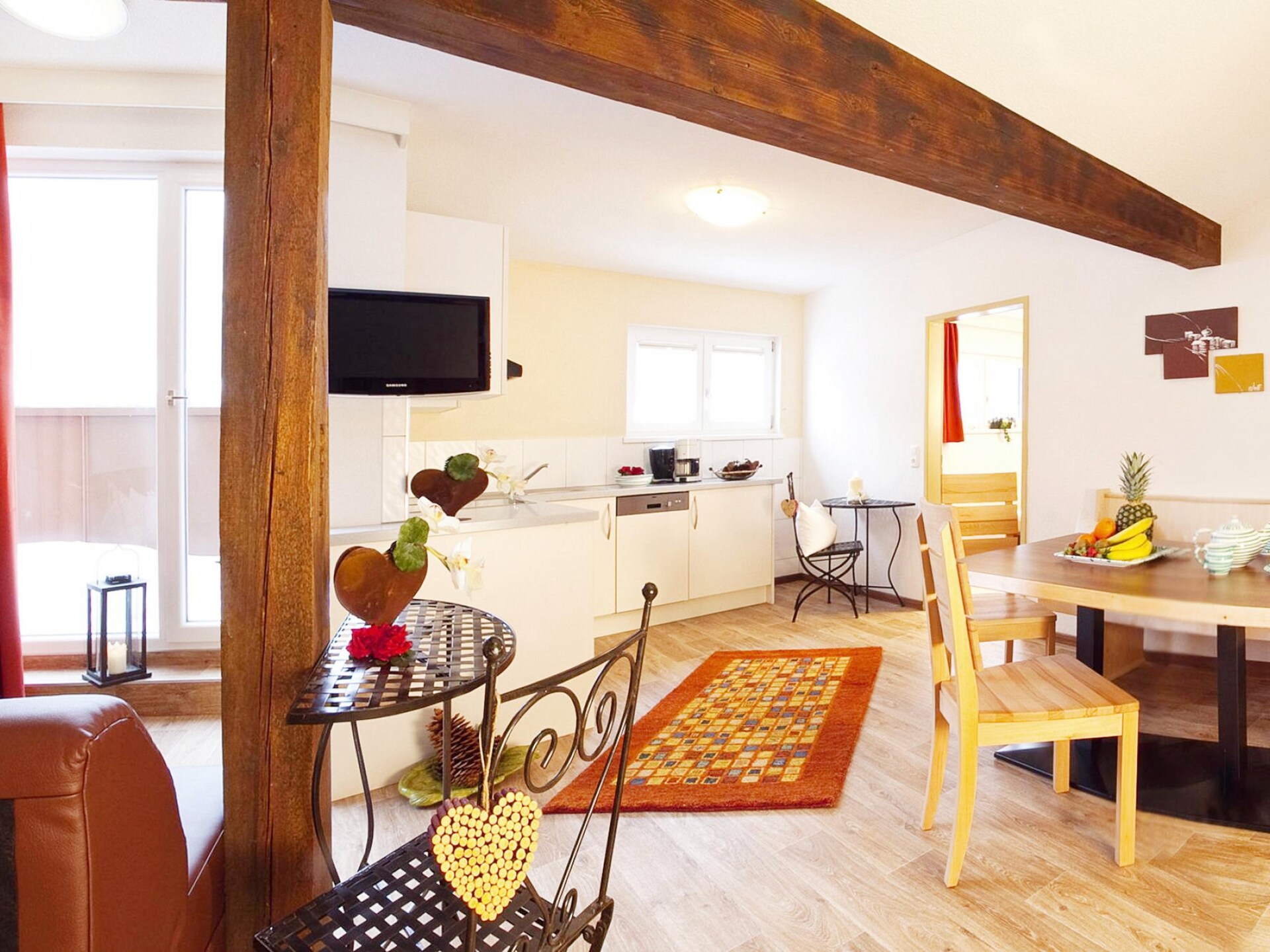 Aan de piste: Zonnig appartement Apart Fliana Mathon in Ischgl · 4 pers. - foto 10