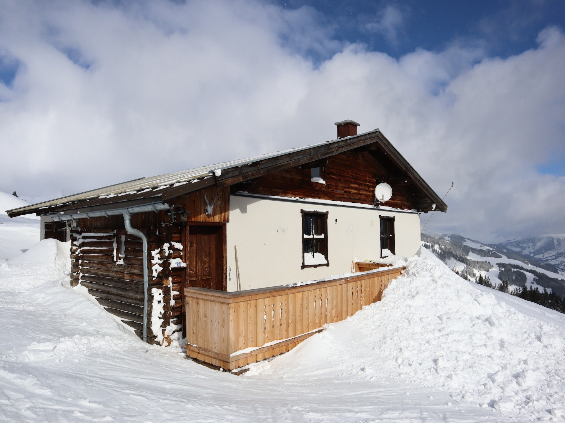 Almhütte Gipfelblick: Ski-in ski-out in Mittersill met huisdieren - foto 12