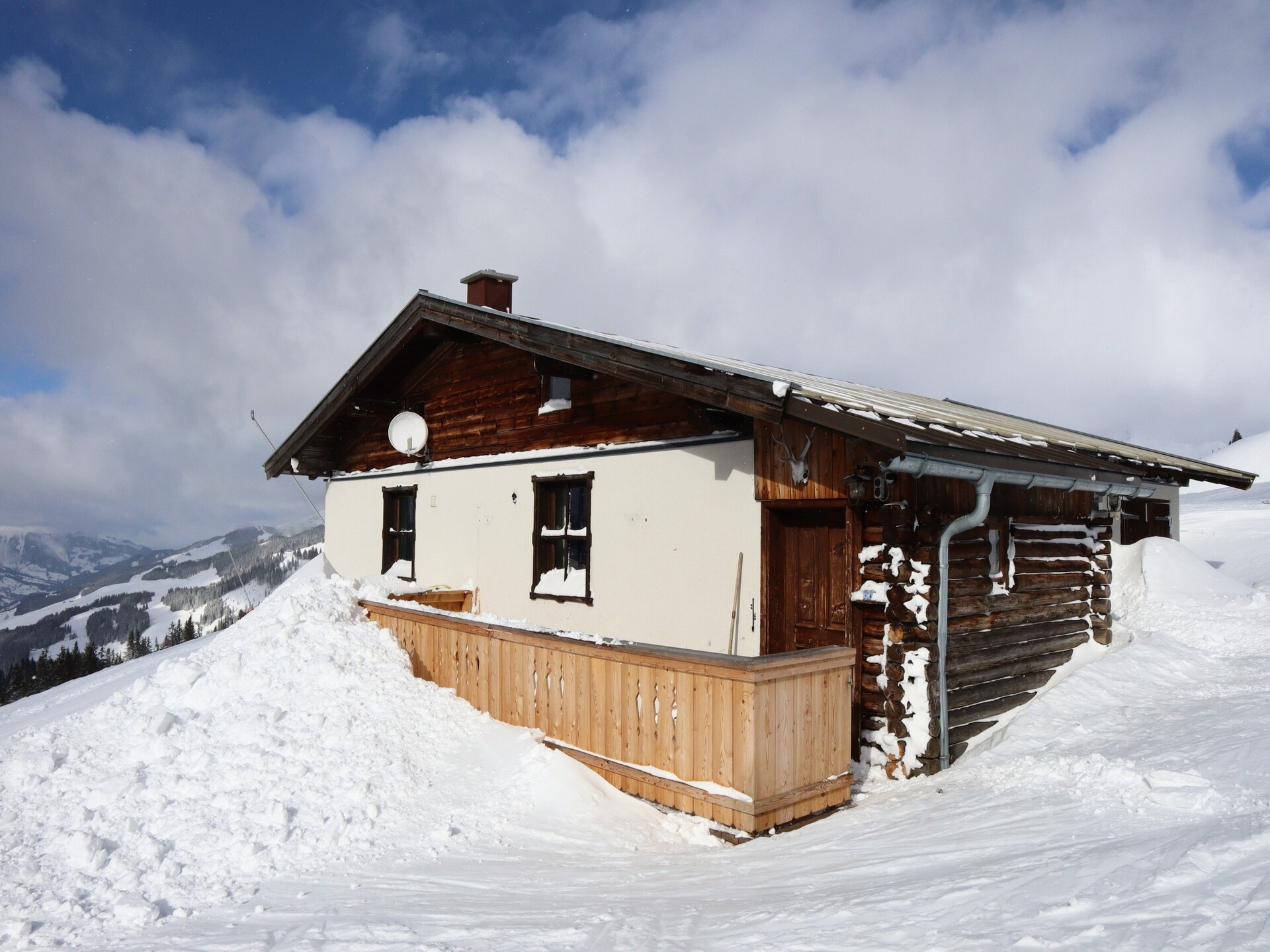 Almhütte Gipfelblick: Ski-in ski-out in Mittersill met huisdieren - foto 15