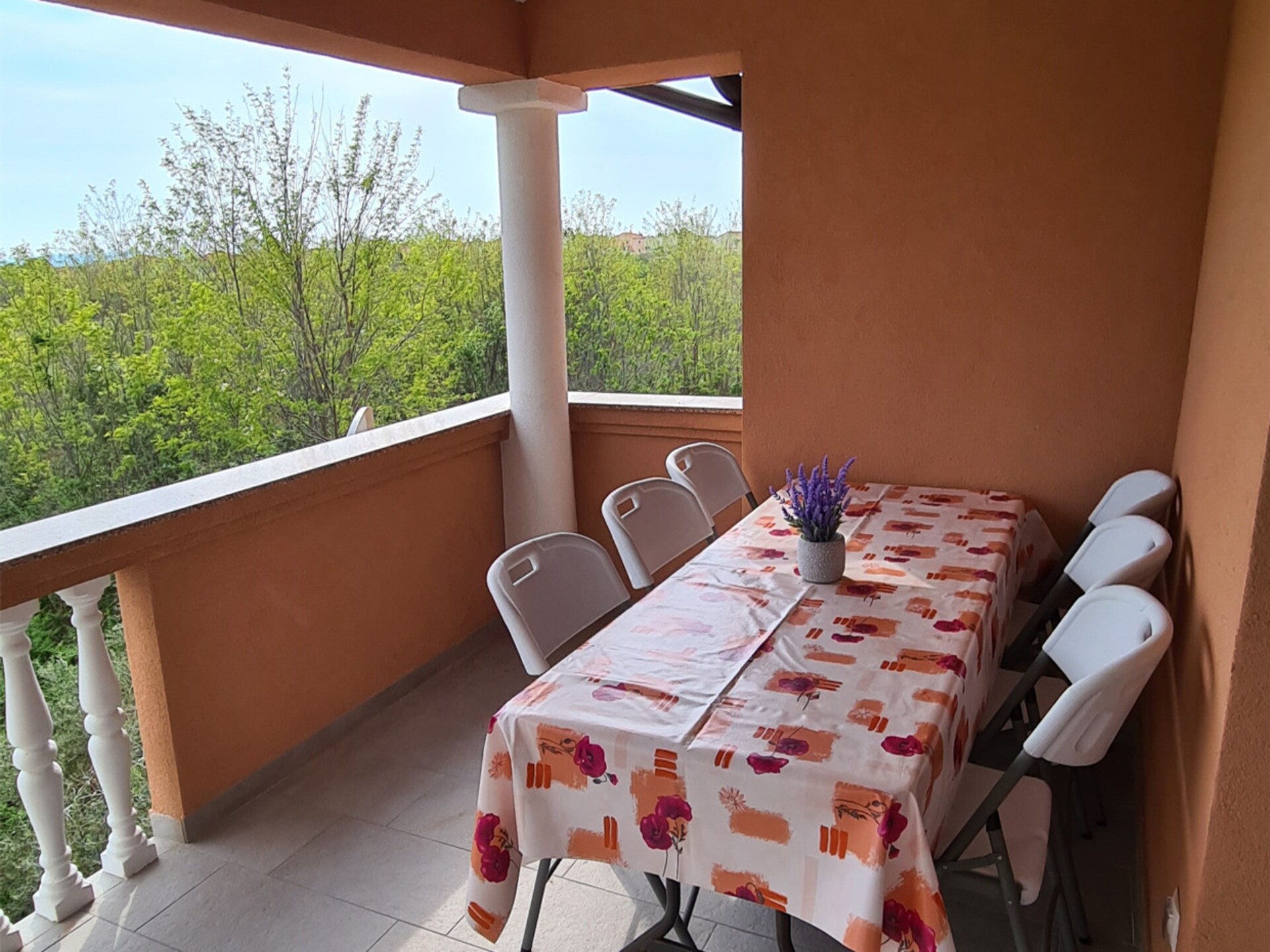 Licht appartement met panoramisch balkon op 500m van zandstrand Privlaka - foto 14