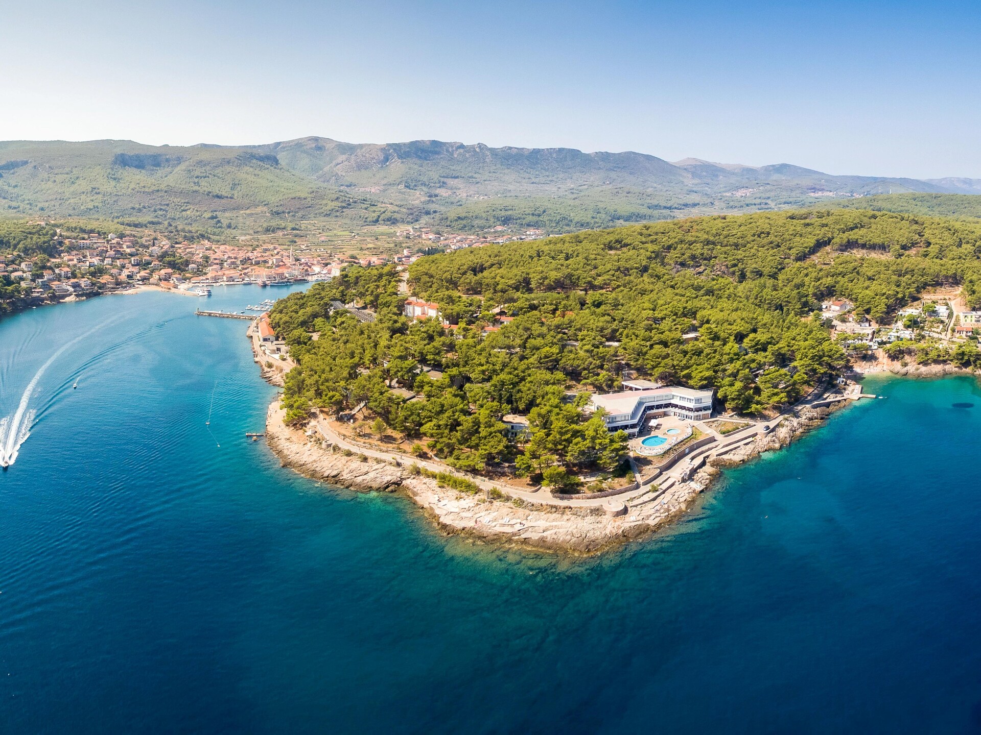 Vintage appartement op resort aan zee in Jelsa, Hvar – 4 personen - foto 37