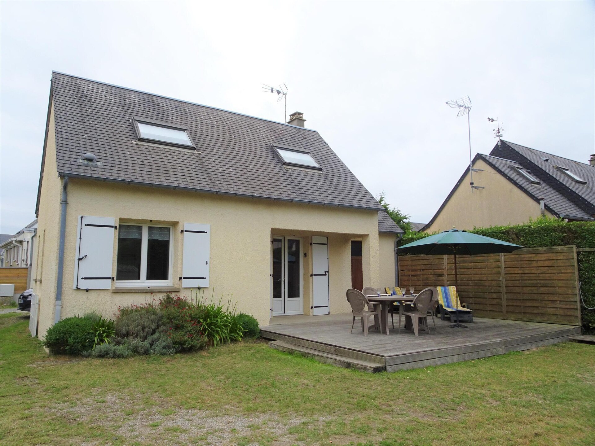 Licht vakantiehuis op 400m van strand in Portbail met omheinde tuin - foto 22
