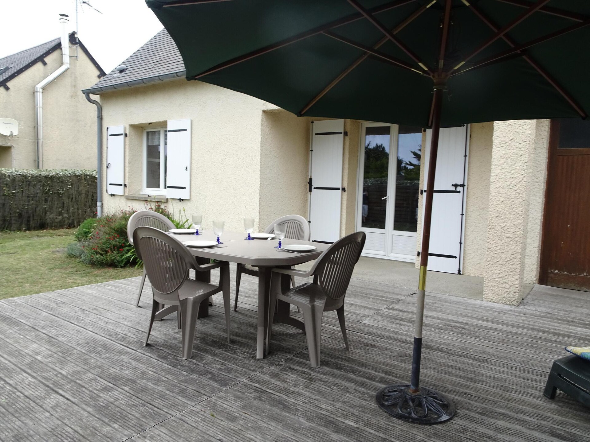Licht vakantiehuis op 400m van strand in Portbail met omheinde tuin - foto 31