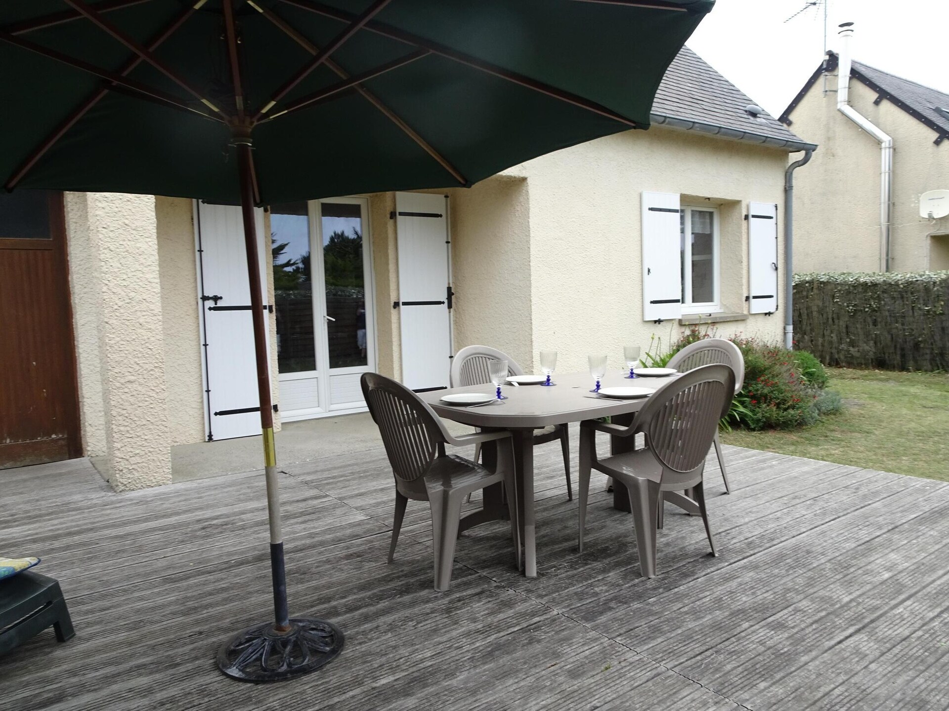 Licht vakantiehuis op 400m van strand in Portbail met omheinde tuin - foto 15