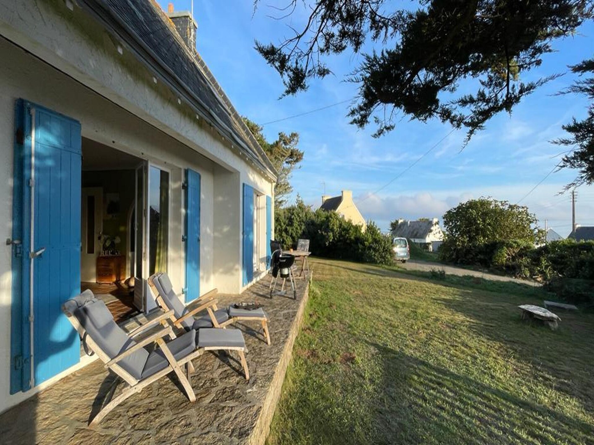Vrijstaand vakantiehuis in Plozévet met zeezicht op 400 meter van strand - foto 14