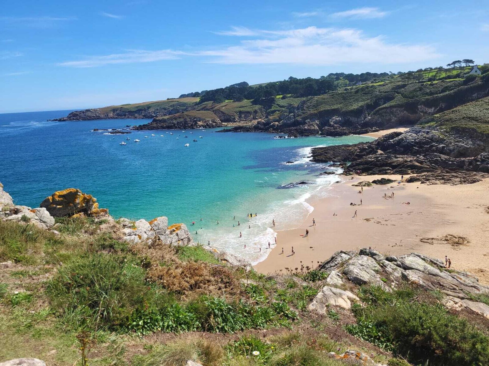 Vrijstaand vakantiehuis in Plozévet met zeezicht op 400 meter van strand - foto 16