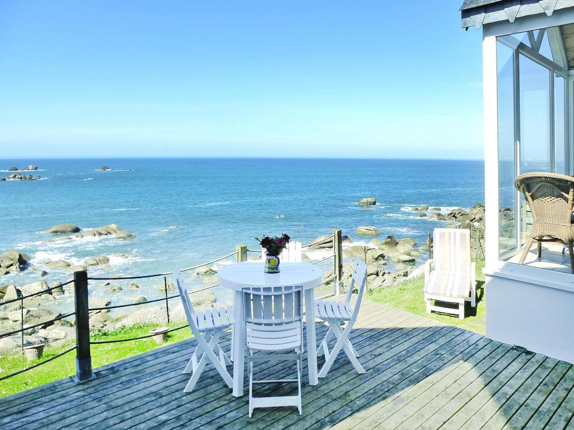 Aan zee: sfeervol vakantiehuis met panoramisch uitzicht in Plouescat - foto 2