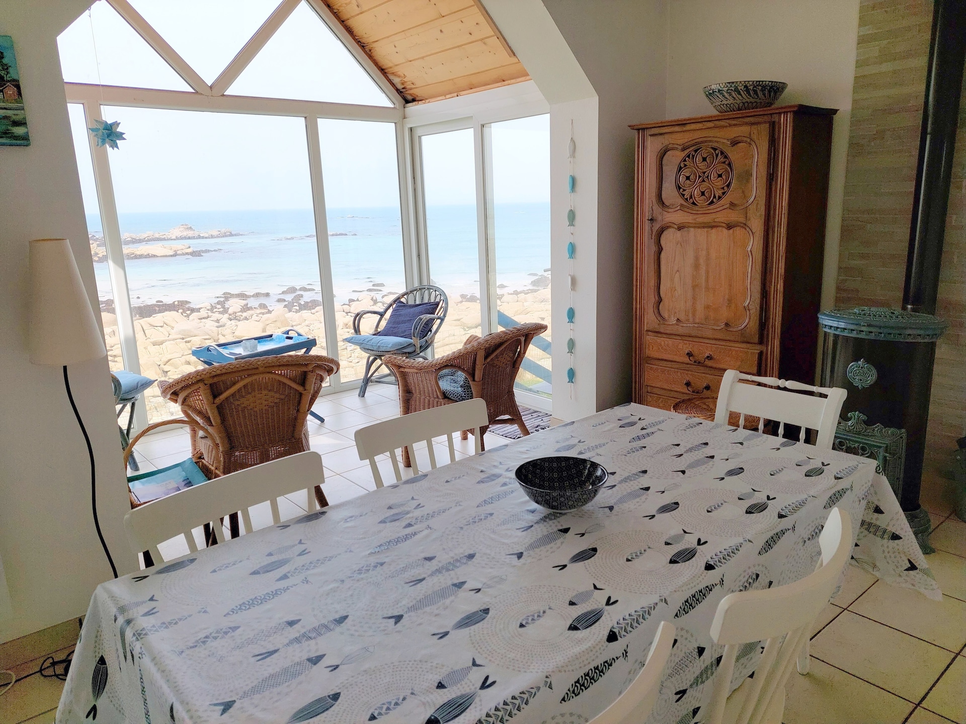 Aan zee: sfeervol vakantiehuis met panoramisch uitzicht in Plouescat - foto 10