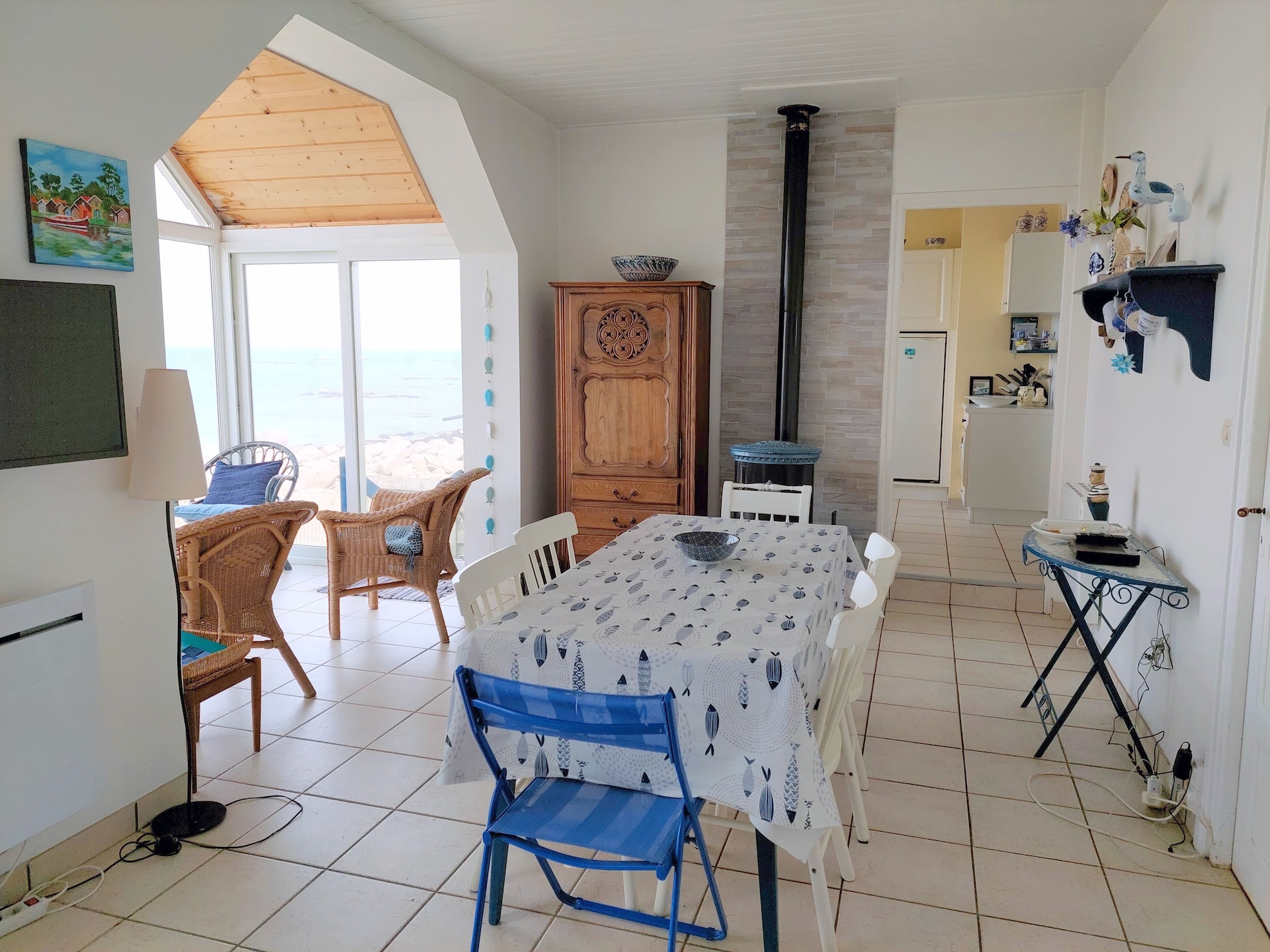 Aan zee: sfeervol vakantiehuis met panoramisch uitzicht in Plouescat - foto 11