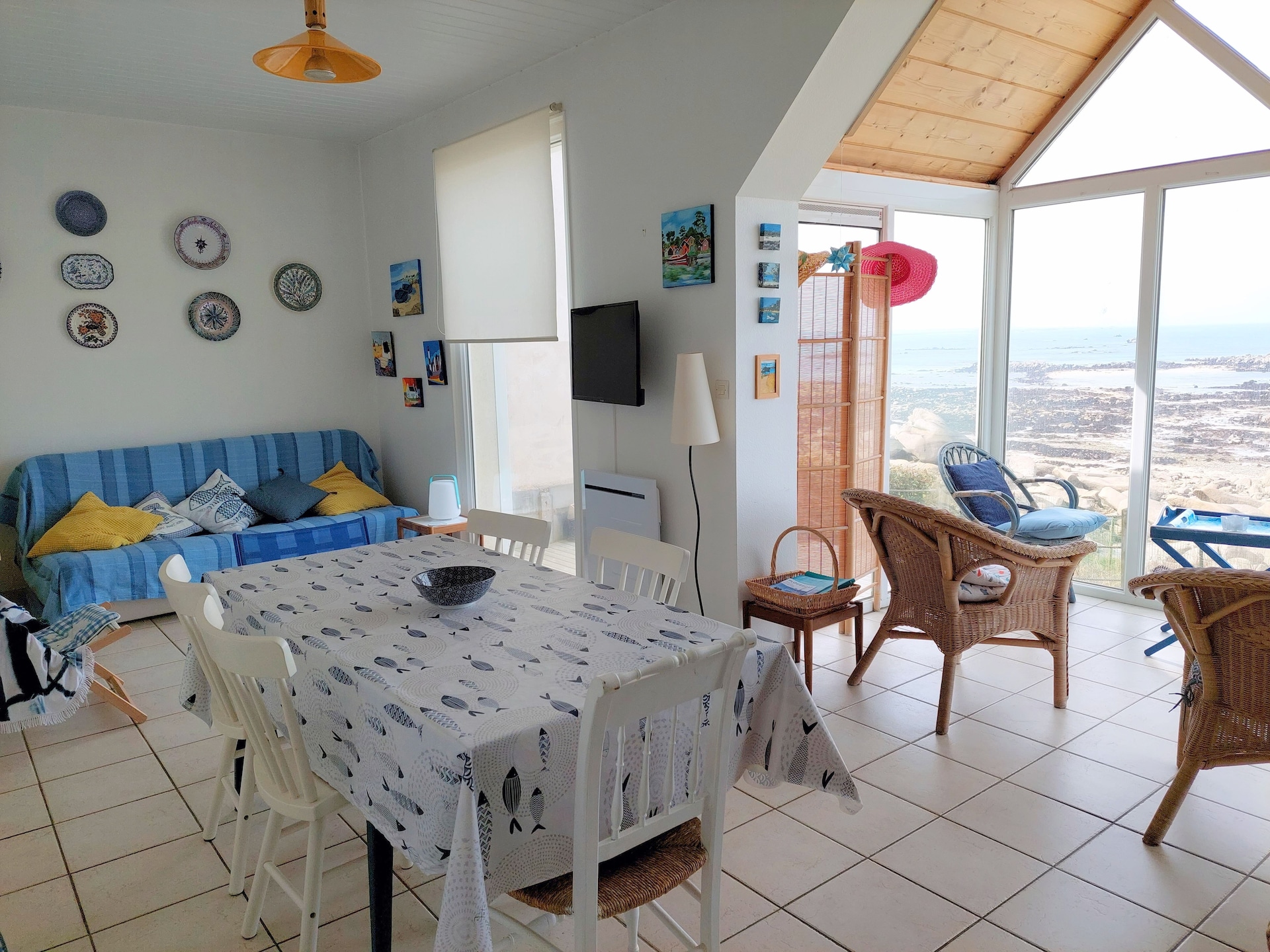 Aan zee: sfeervol vakantiehuis met panoramisch uitzicht in Plouescat - foto 3