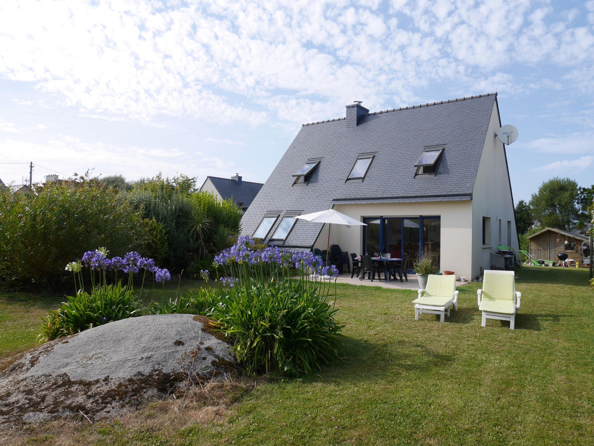 Op 350 m van zee: Modern vakantiehuis in Brignogan-Plages - foto 16