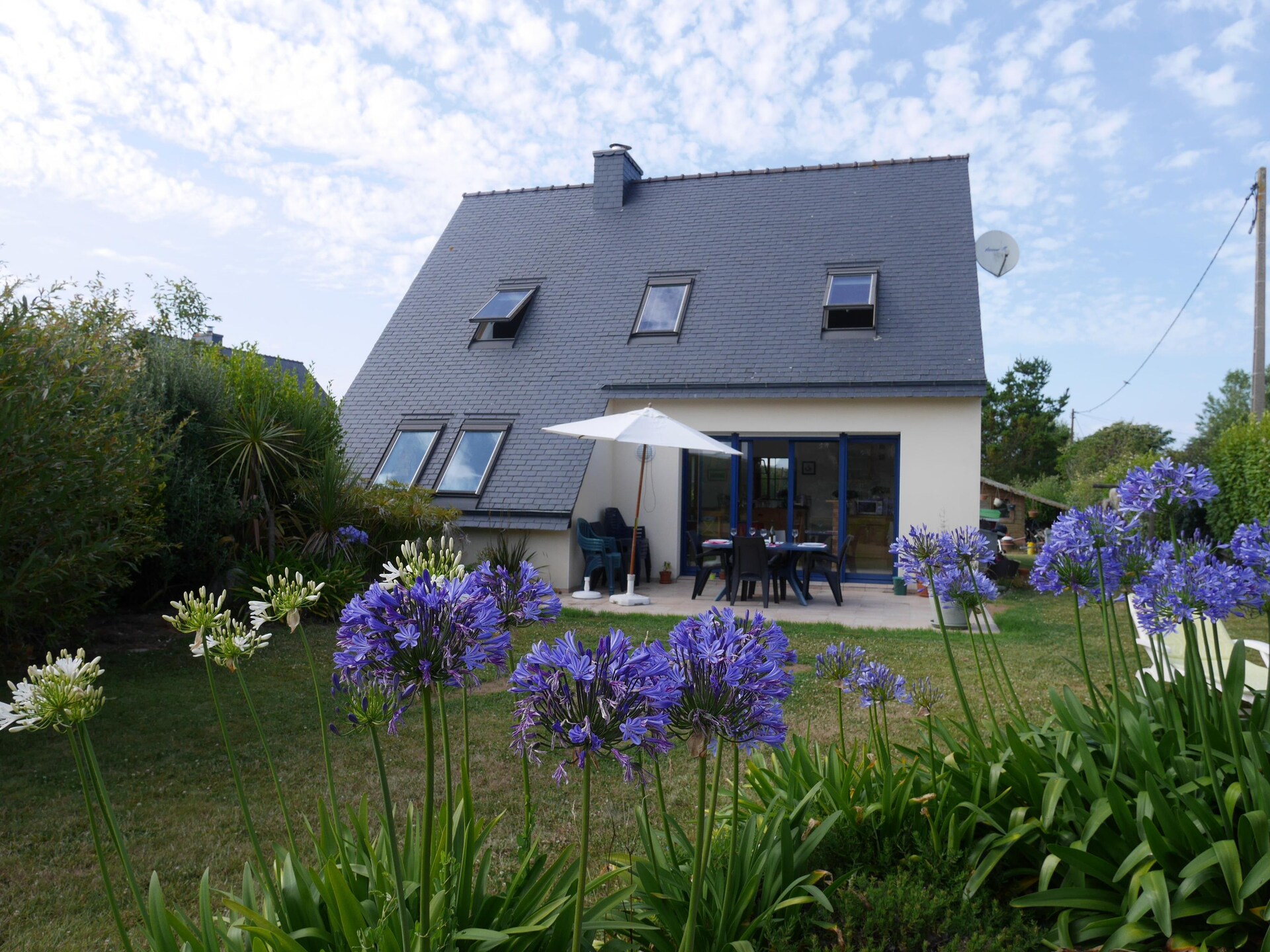 Op 350 m van zee: Modern vakantiehuis in Brignogan-Plages - foto 1