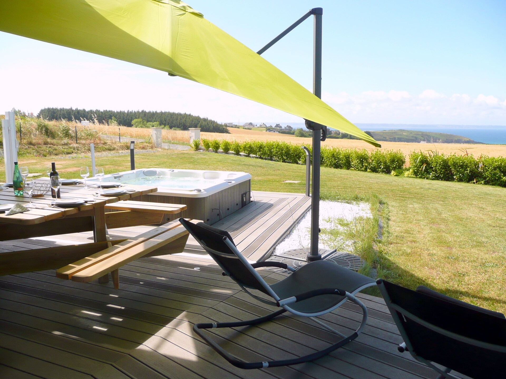 Op 600 m van zee: luxe vakantiehuis met jacuzzi in Telgruc-sur-Mer - foto 31
