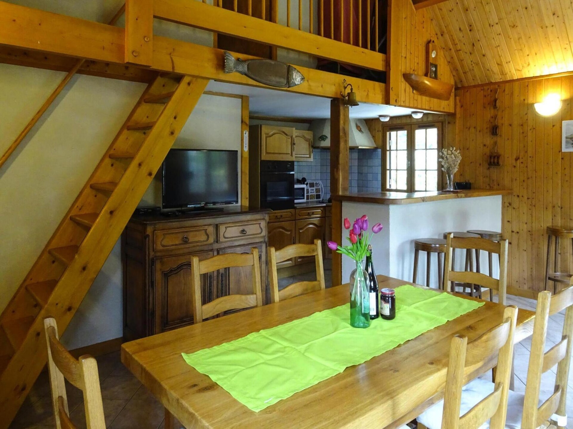 Vrijstaand houten vakantiehuis op 150m van het strand in Denneville - foto 8