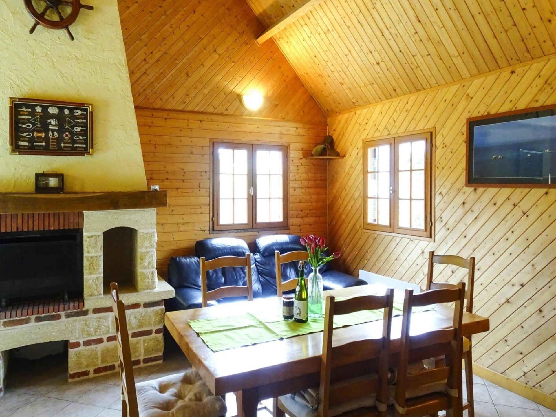 Vrijstaand houten vakantiehuis op 150m van het strand in Denneville - foto 10