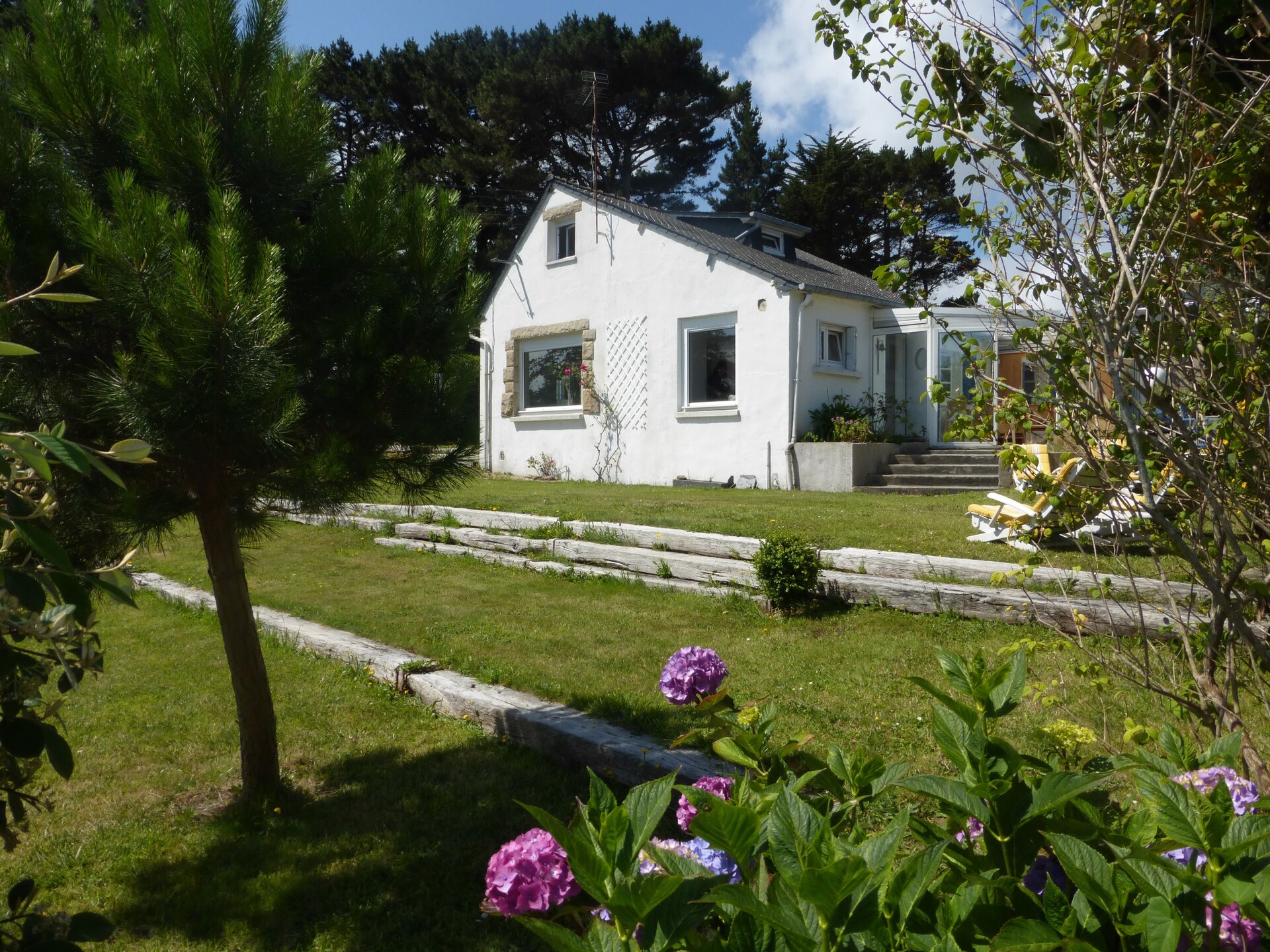 Vrijstaand vakantiehuis met zeezicht en tuin nabij het strand van Perros-Guirec - foto 20