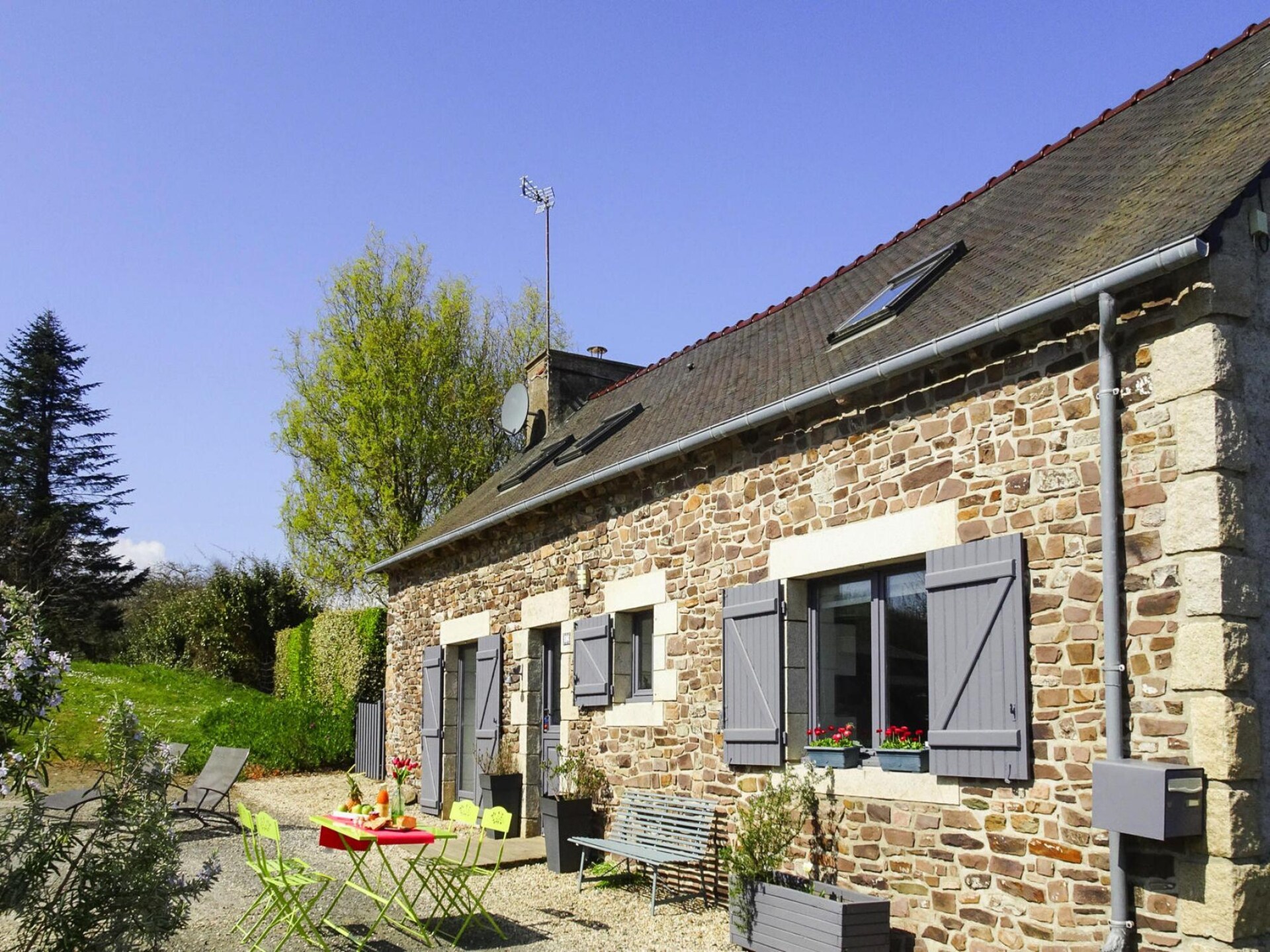Authentiek Bretons stenen huis bij de Côte de Goëlo, 6 personen - foto 1